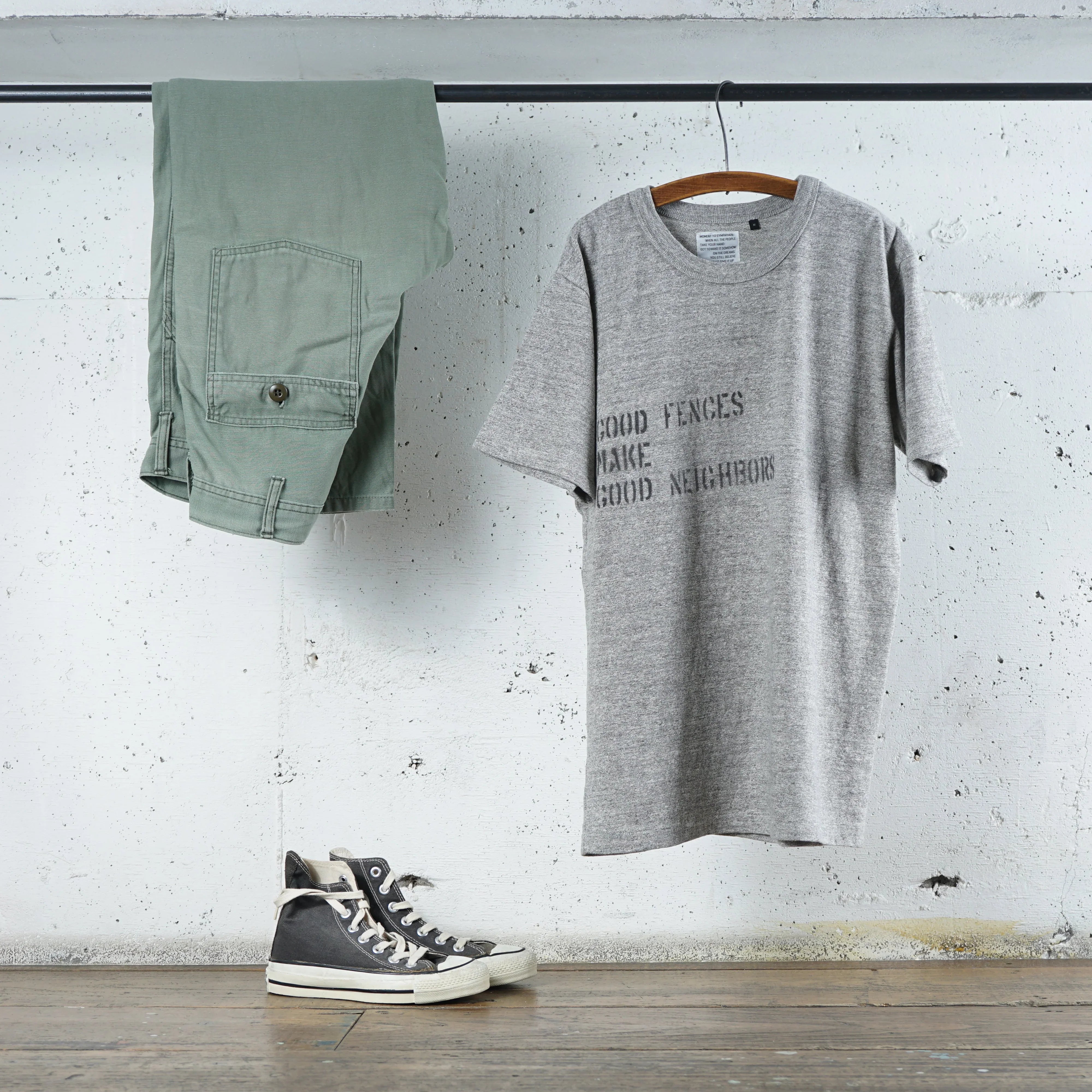 ディバイスファクトリー | Tシャツ ステンシルプリント メンズ