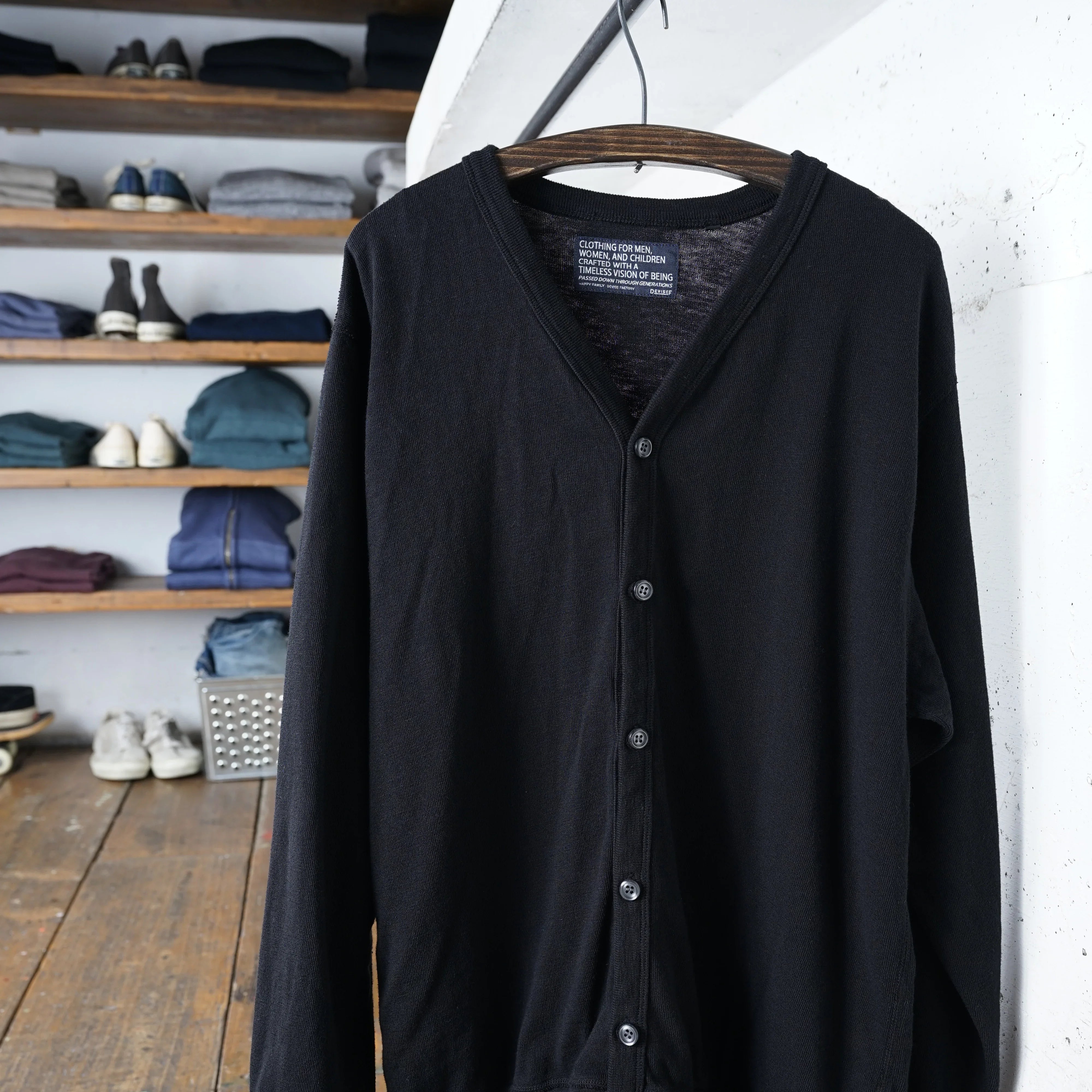Cotton Relax Cardigan - DEVISE FACTORY