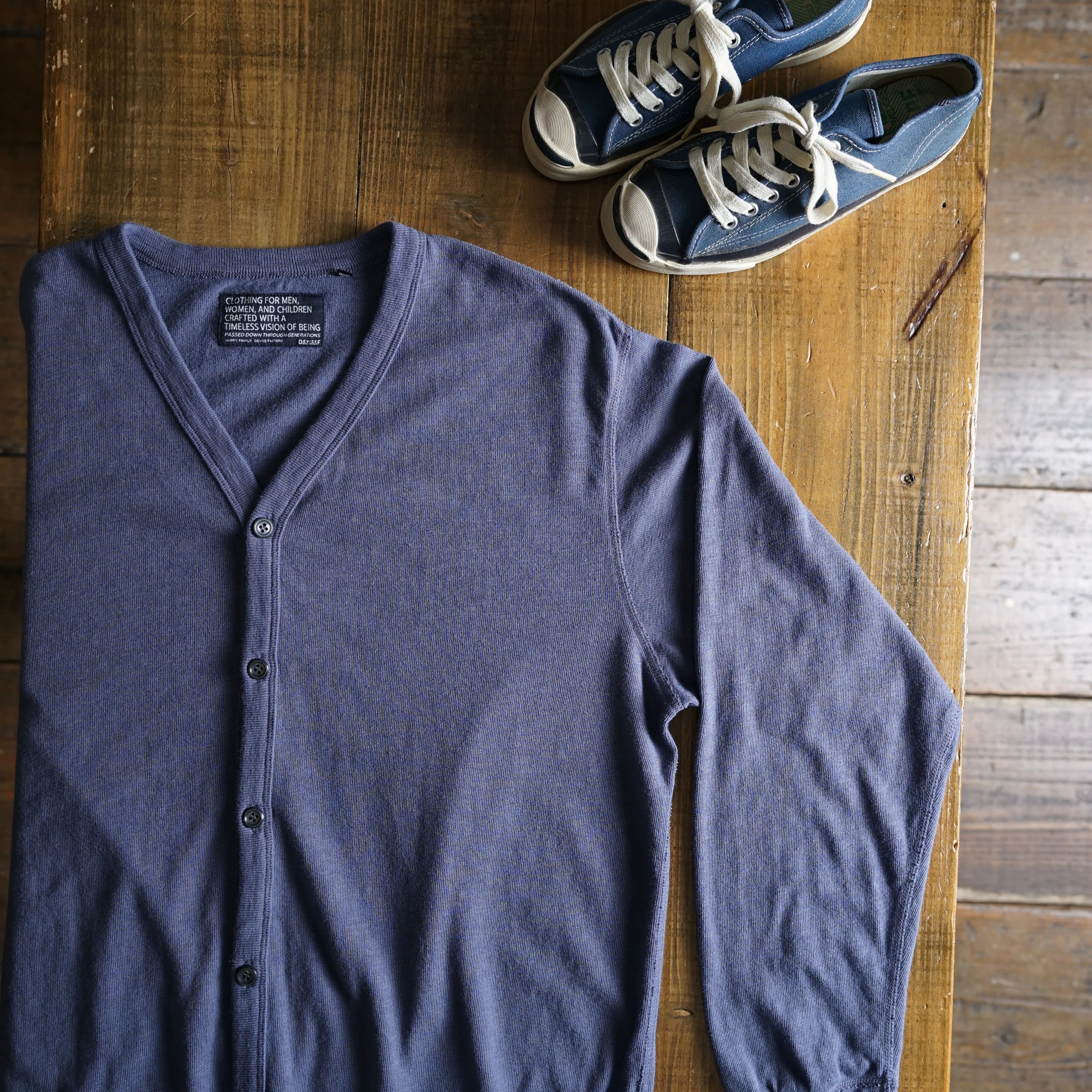 Cotton Relax Cardigan - DEVISE FACTORY