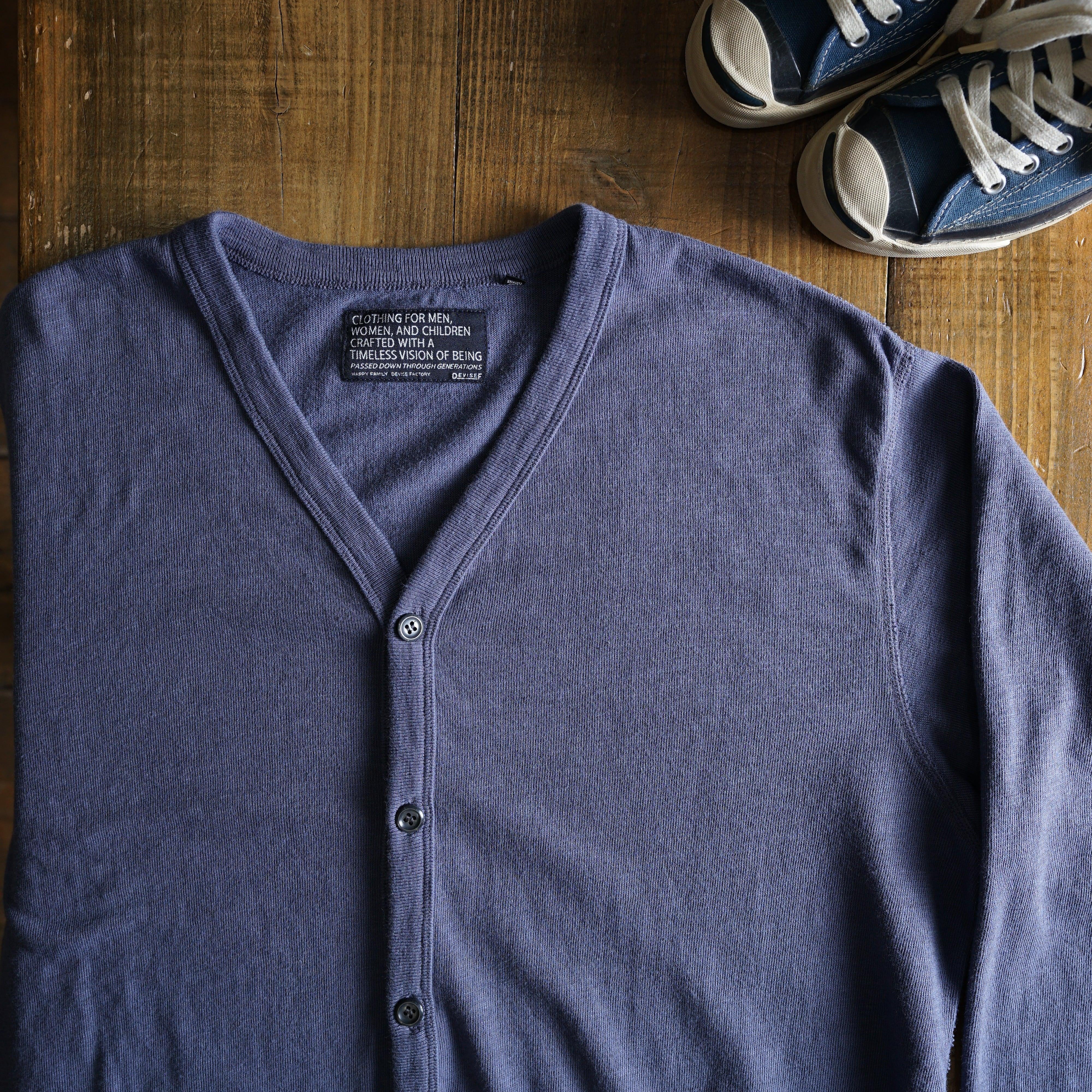 Cotton Relax Cardigan - DEVISE FACTORY