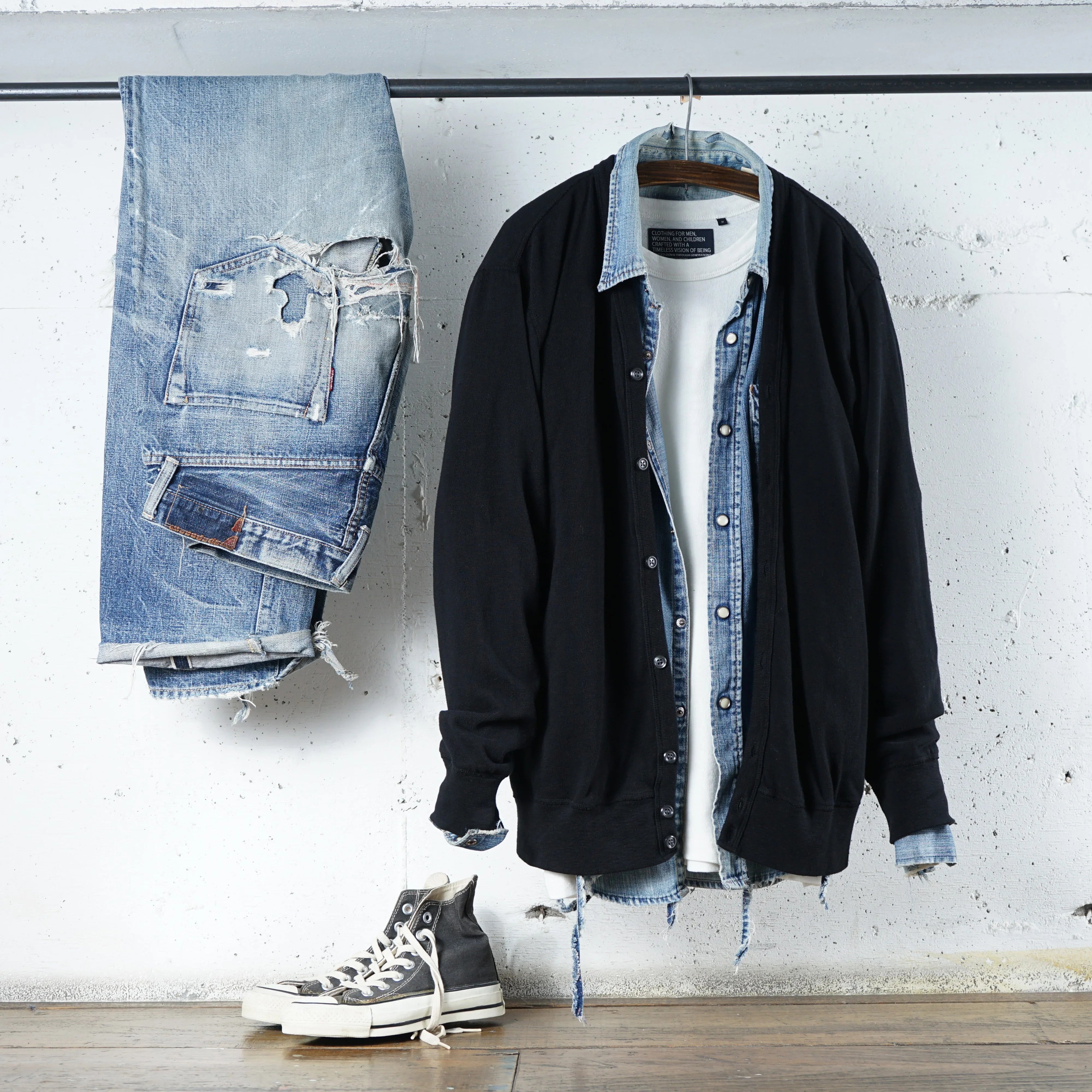 Cotton Relax Cardigan - DEVISE FACTORY