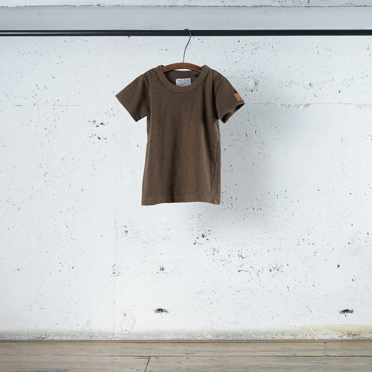 Cotton Kids Tshirt With Goatskin - DEVISE FACTORY