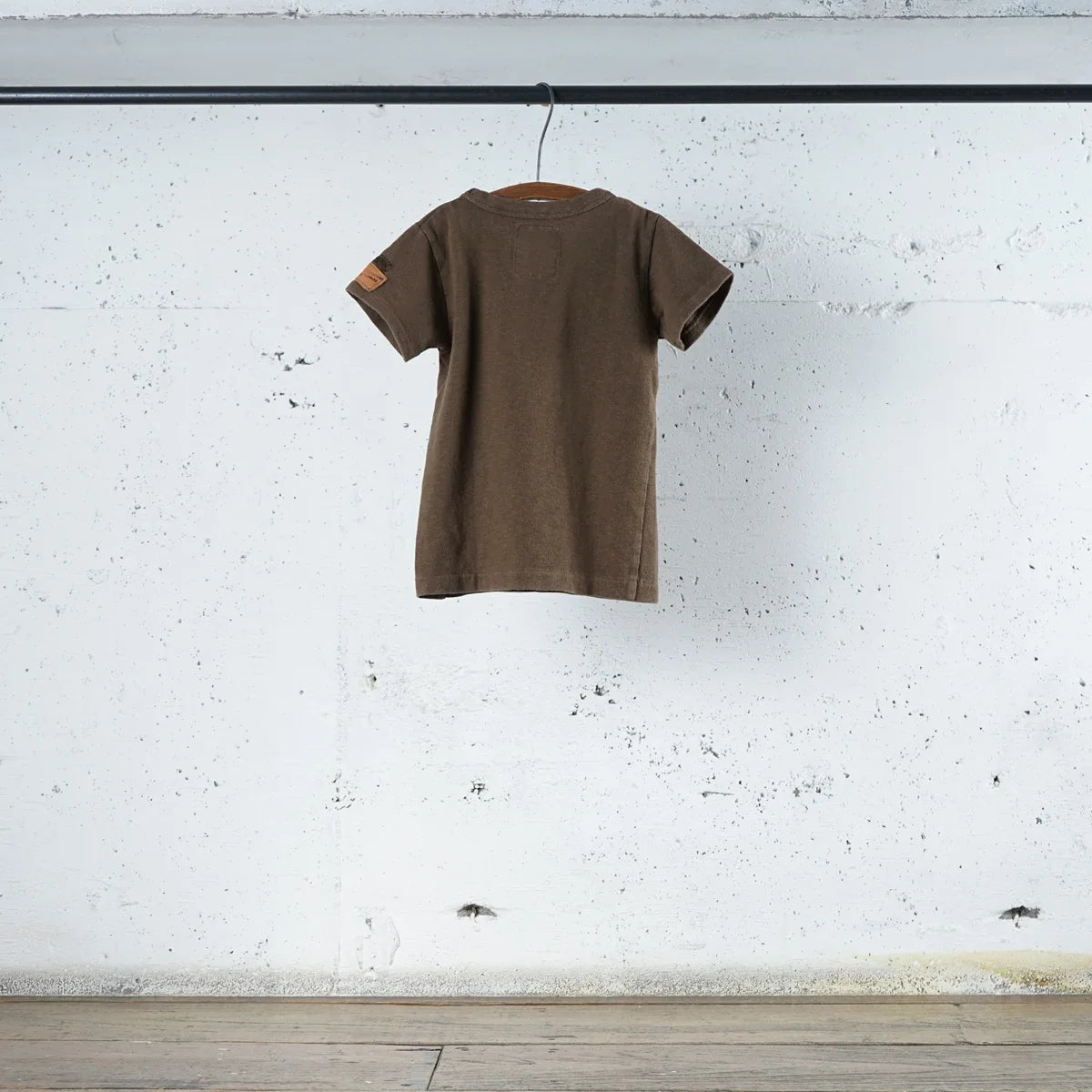 Cotton Kids Tshirt With Goatskin - DEVISE FACTORY
