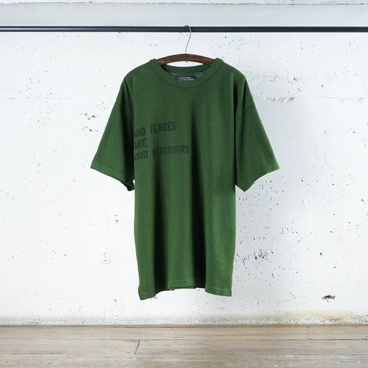 Cotton Wide Tshirt With Stencil Print - DEVISE FACTORY