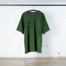 Cotton Wide Tshirt With Stencil Print