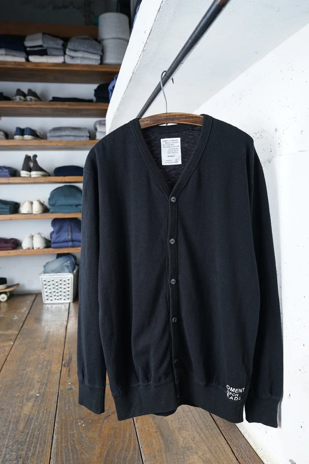 Cotton Cardigan with Print - DEVISE FACTORY