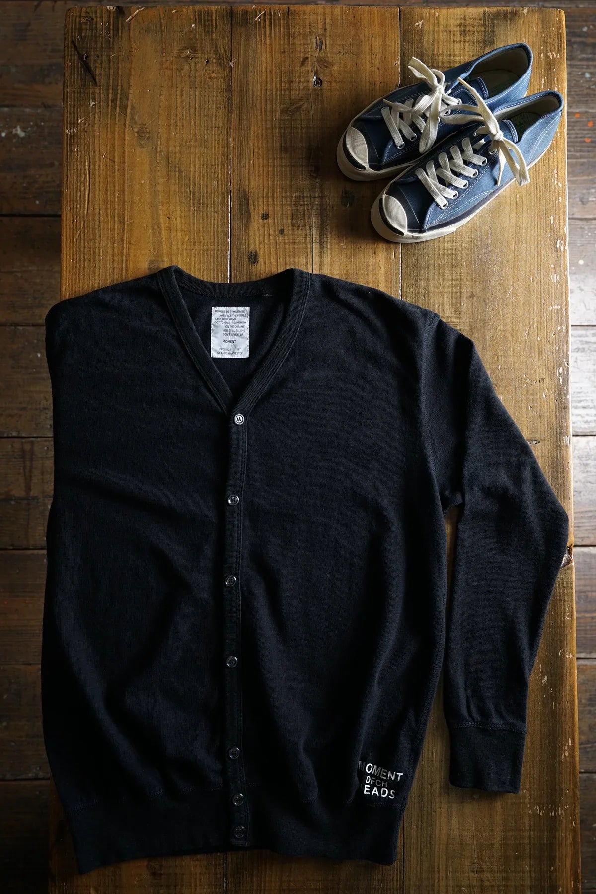 Cotton Cardigan with Print - DEVISE FACTORY