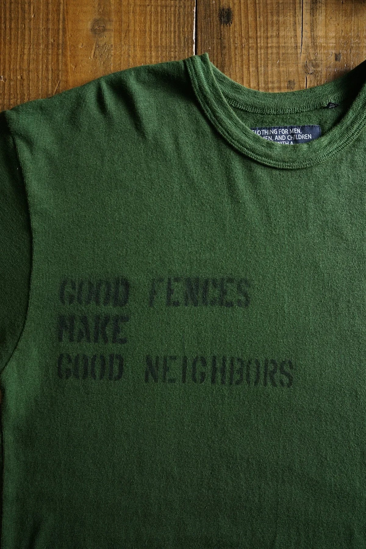 Cotton Wide Tshirt With Stencil Print - DEVISE FACTORY