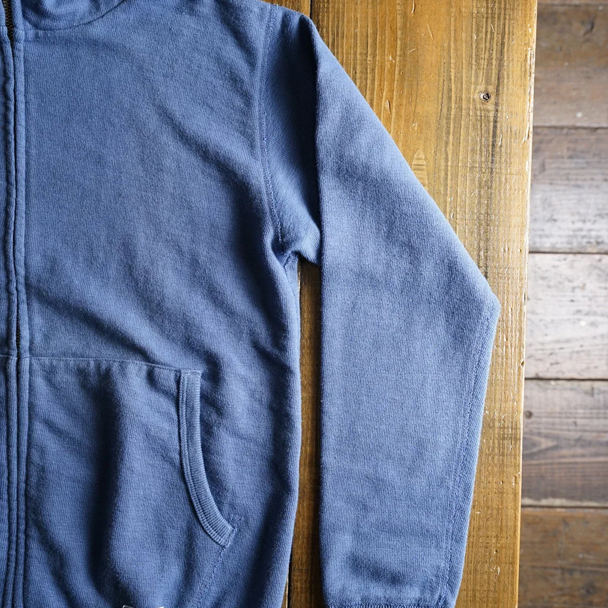 Cotton Zip Hoodie with Label & Print - DEVISE FACTORY