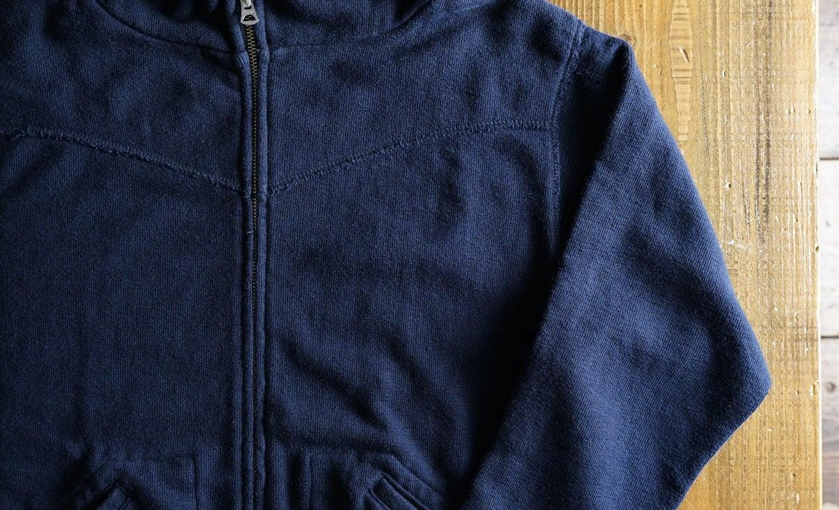 Cotton Zip Hoodie with Stitch - DEVISE FACTORY