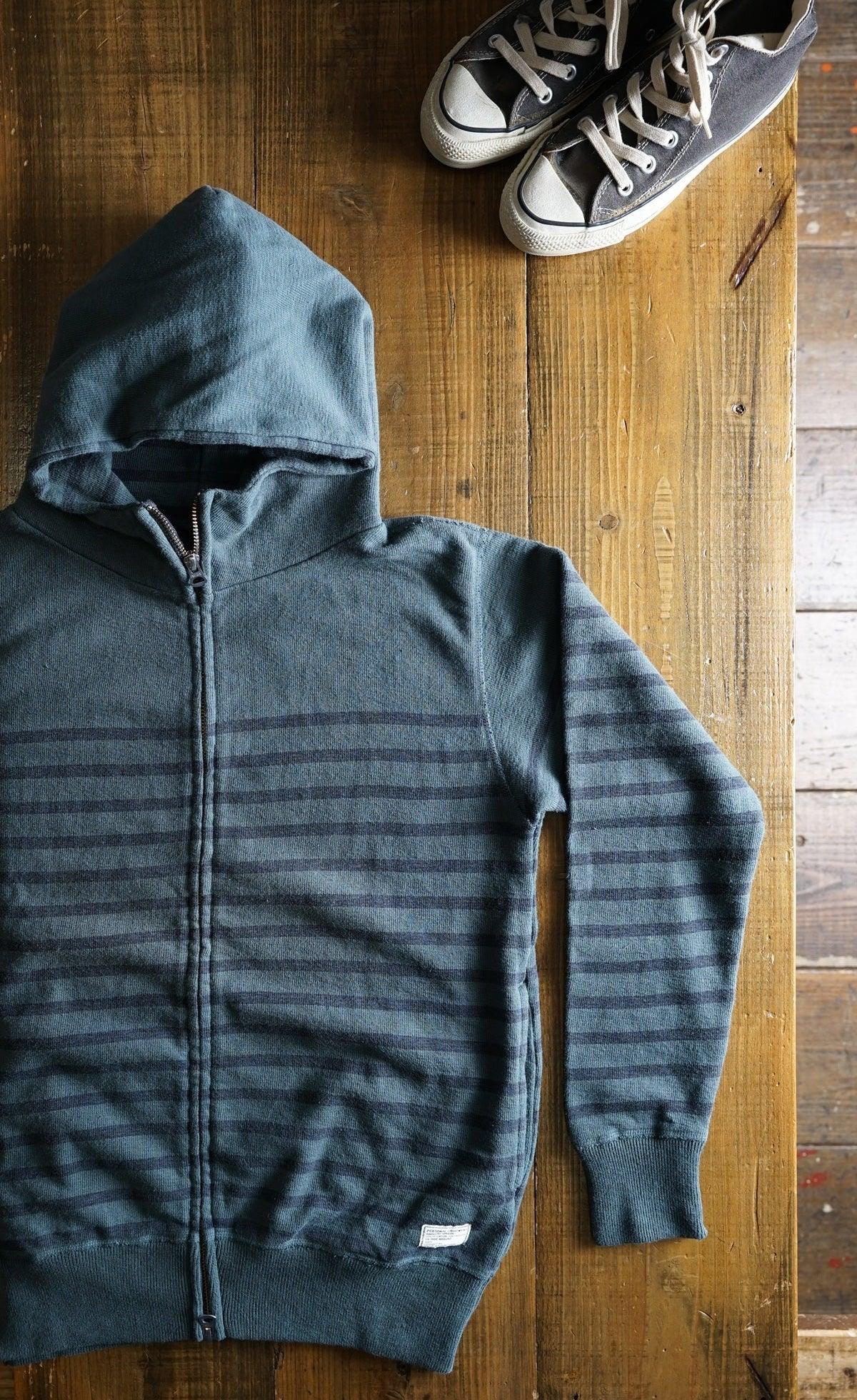 ディバイスファクトリー | パーカージップアップ ボーダー メンズ