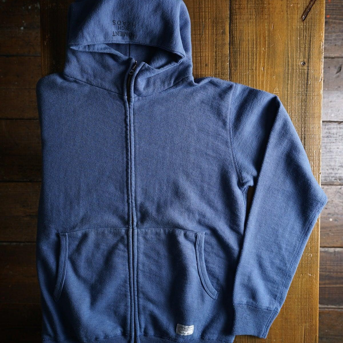 Cotton Zip Hoodie with Label & Print - DEVISE FACTORY