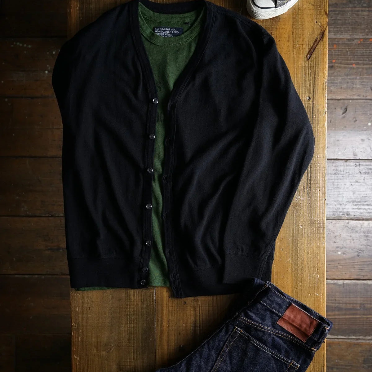 Cotton Relax Cardigan - DEVISE FACTORY