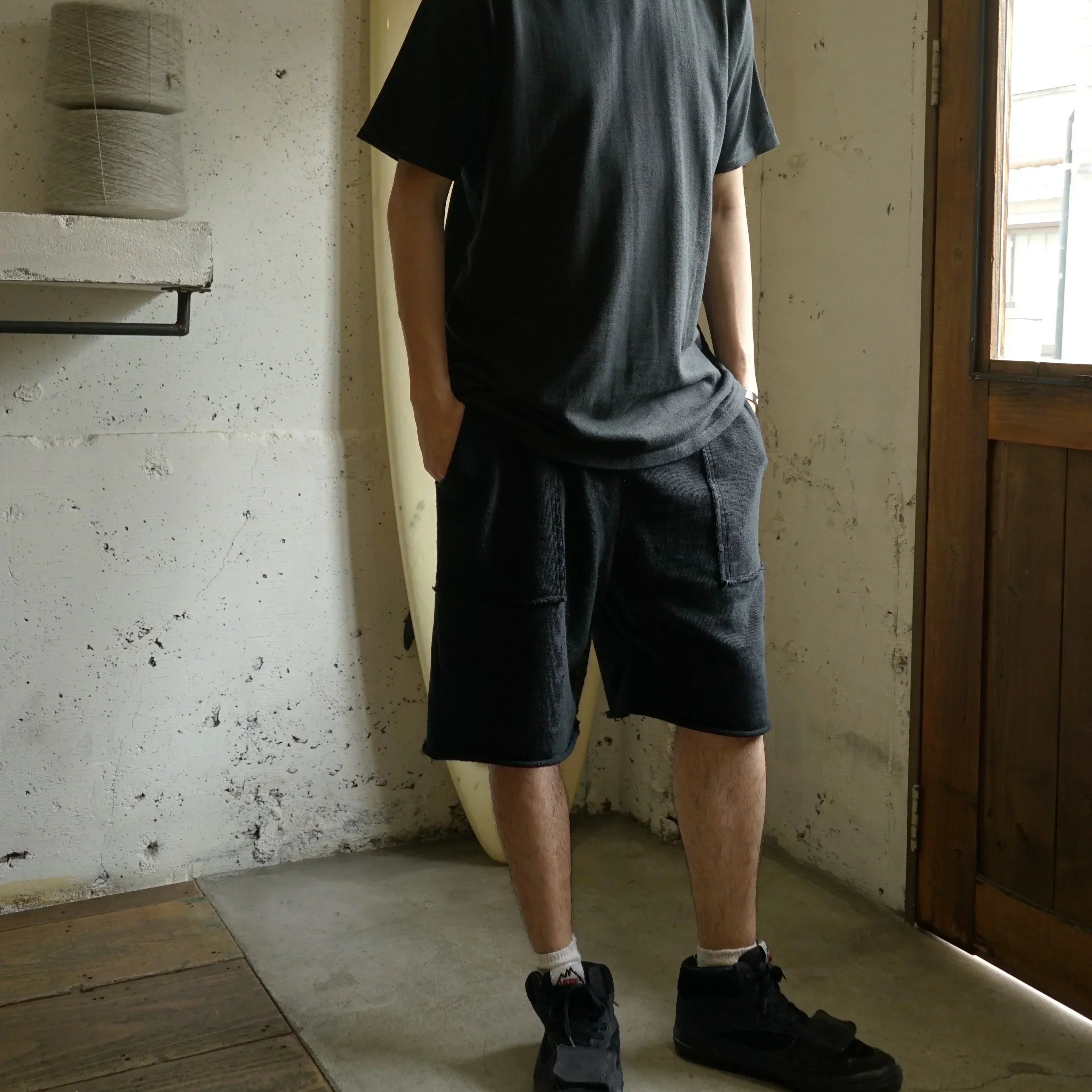 Cotton Cut Off Shorts - DEVISE FACTORY
