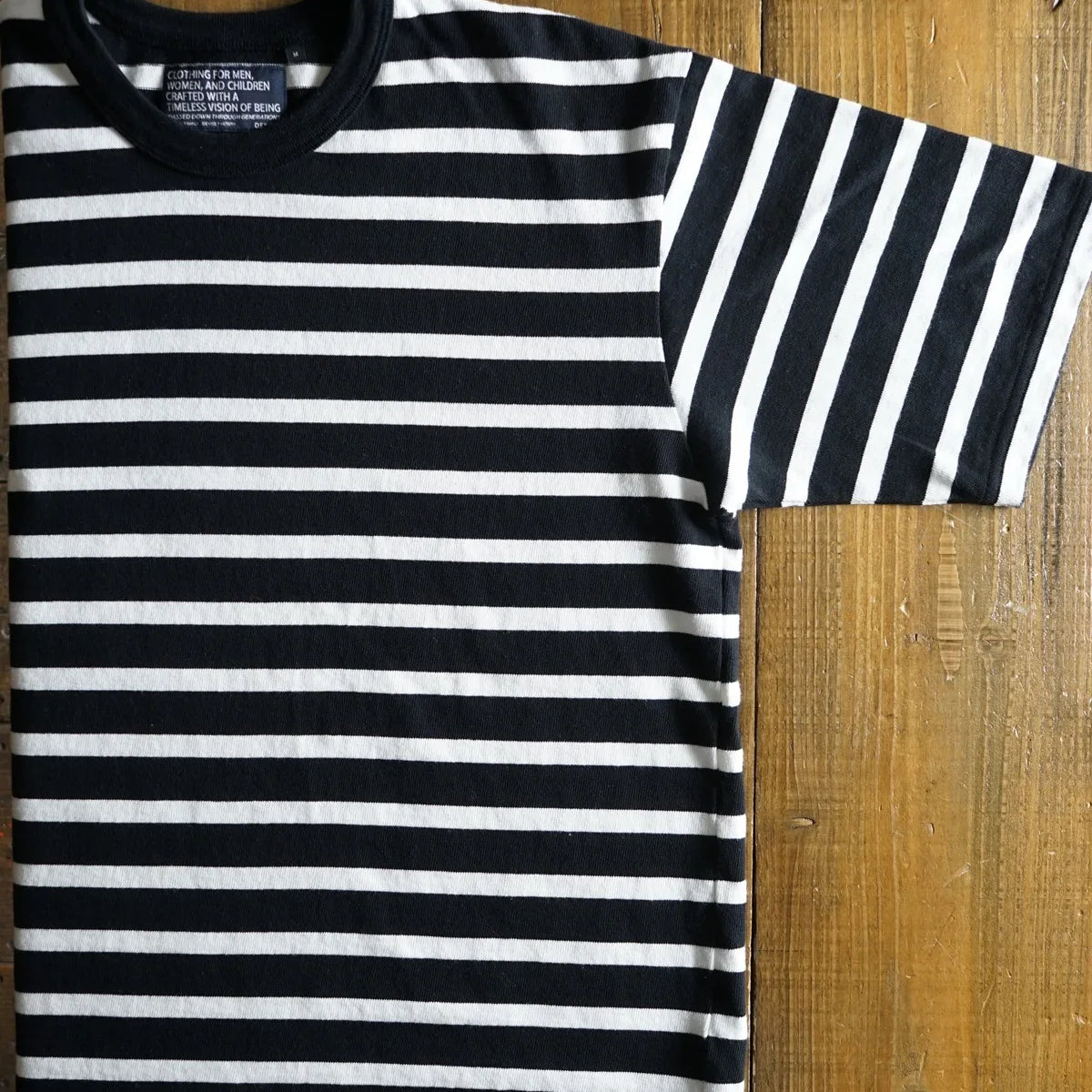 Cotton Relax Border Tshirt - DEVISE FACTORY