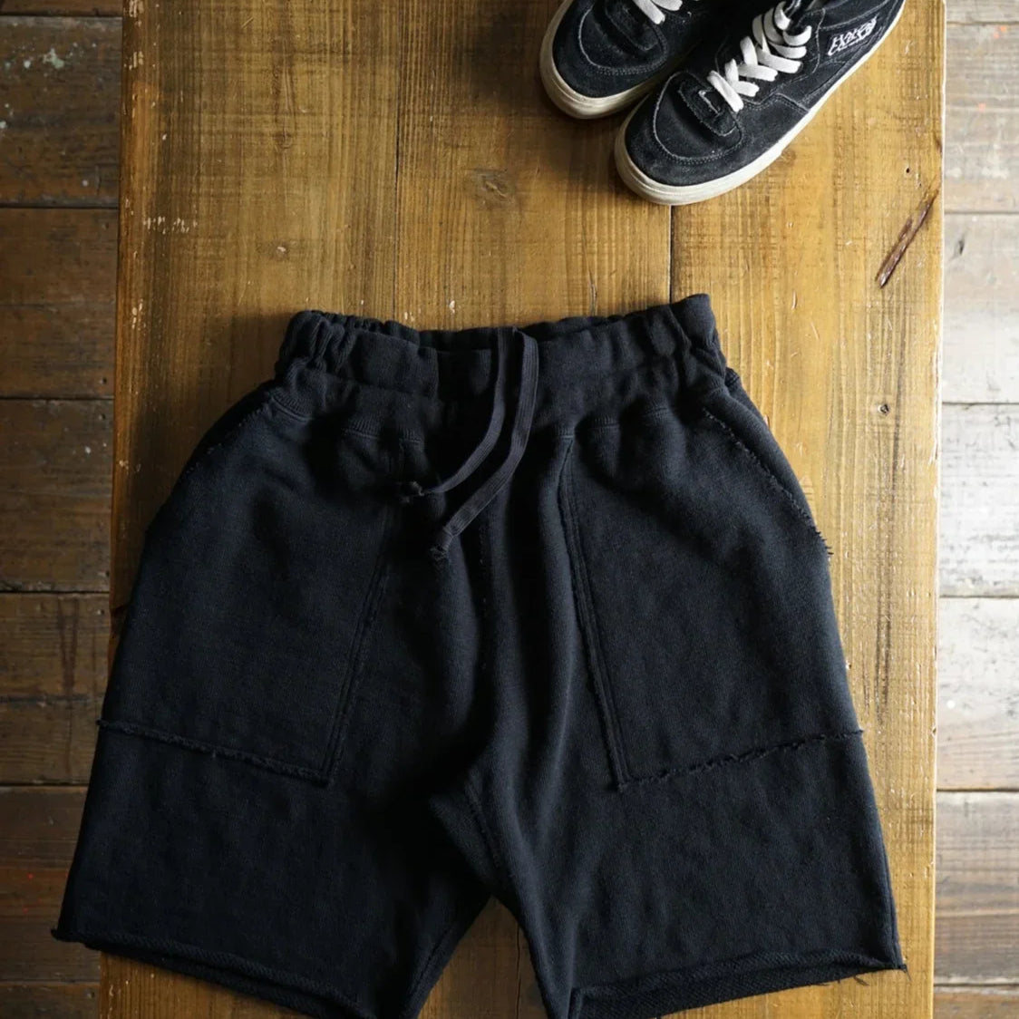 Cotton Cut Off Shorts - DEVISE FACTORY