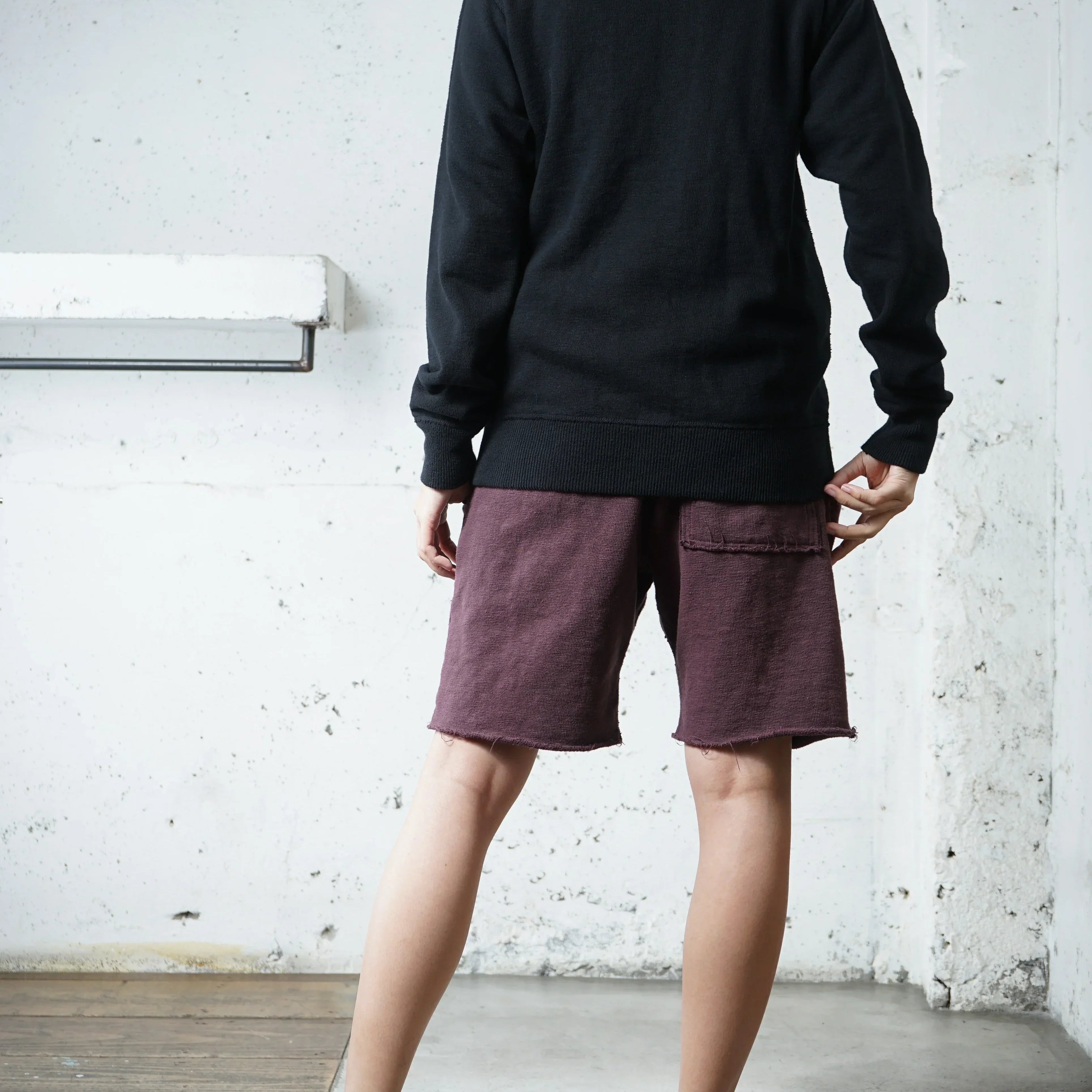 Cotton Cut Off Shorts - DEVISE FACTORY