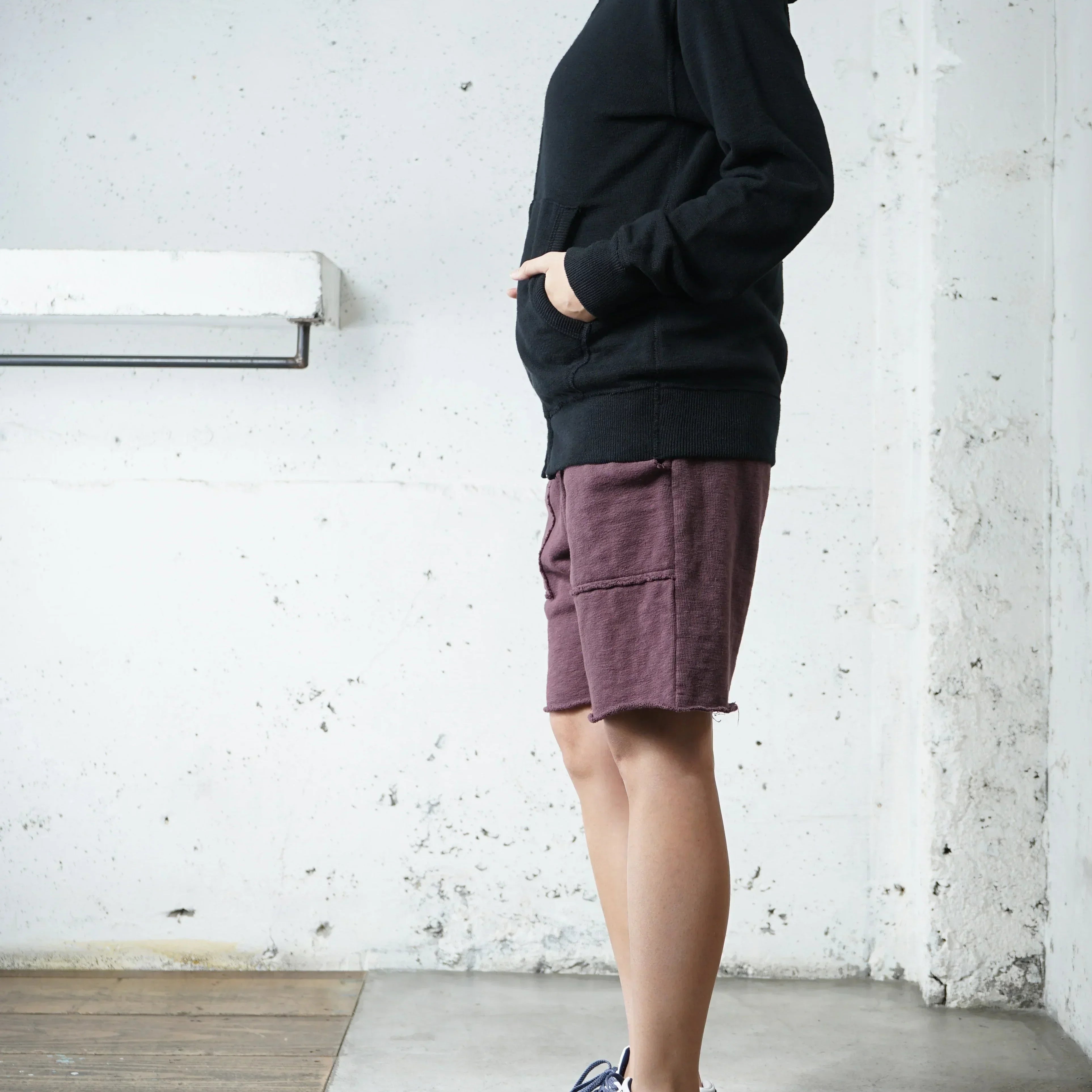 Cotton Cut Off Shorts - DEVISE FACTORY