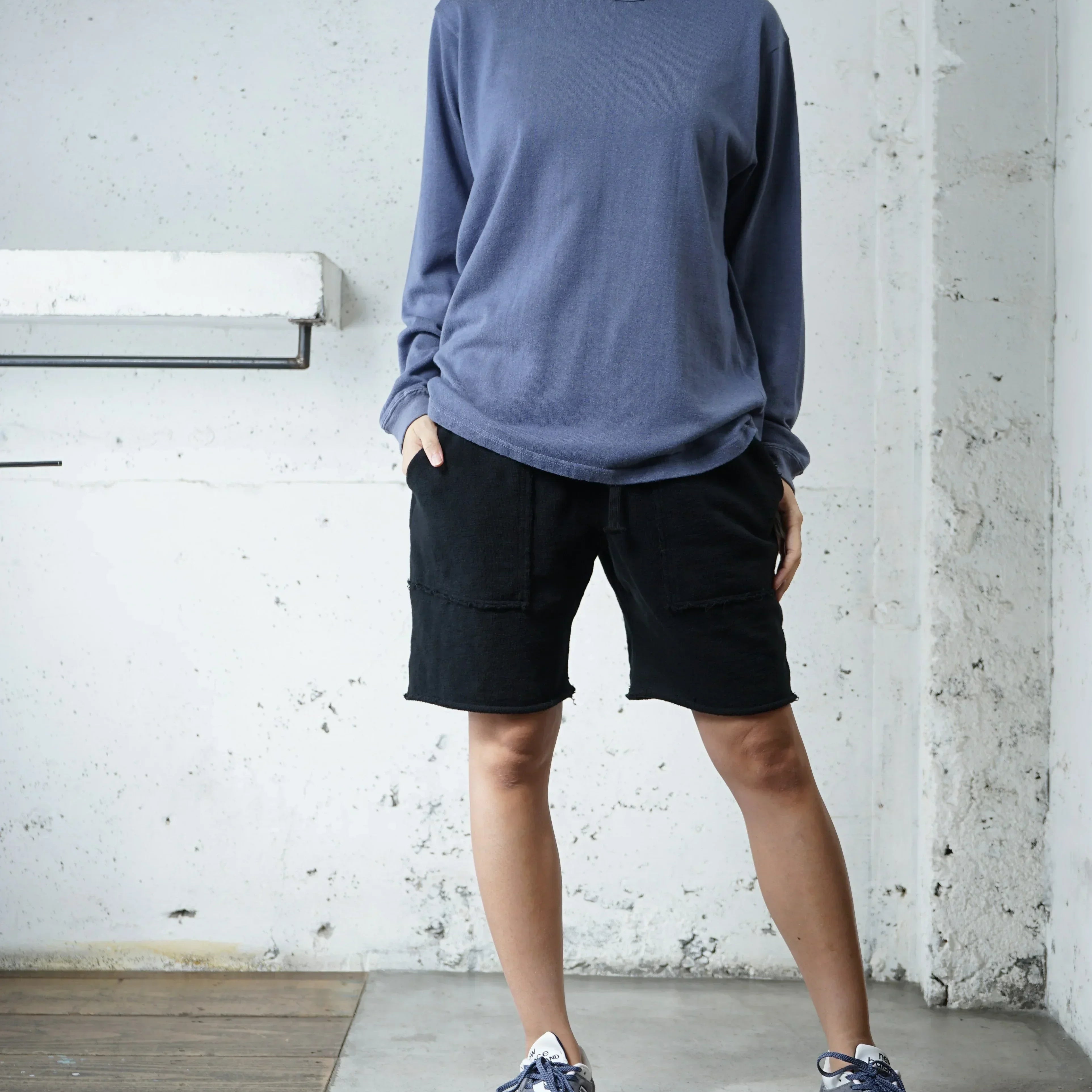Cotton Cut Off Shorts - DEVISE FACTORY