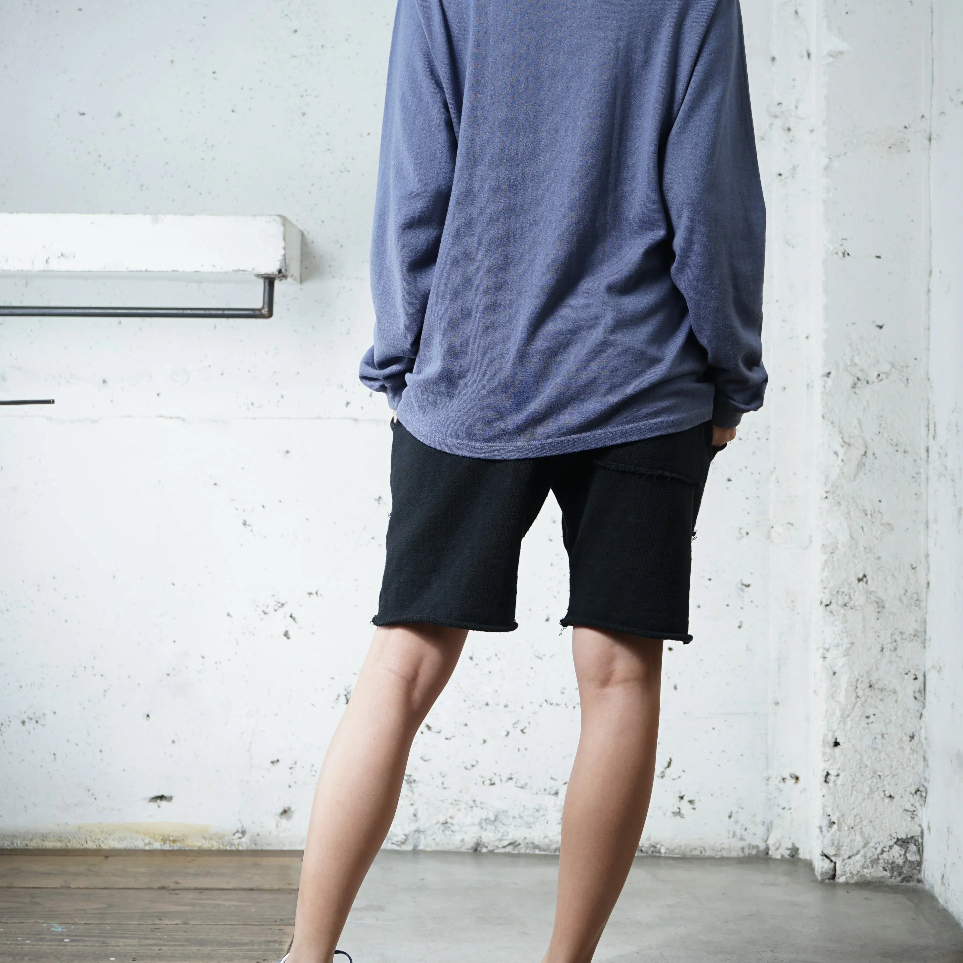 Cotton Cut Off Shorts - DEVISE FACTORY