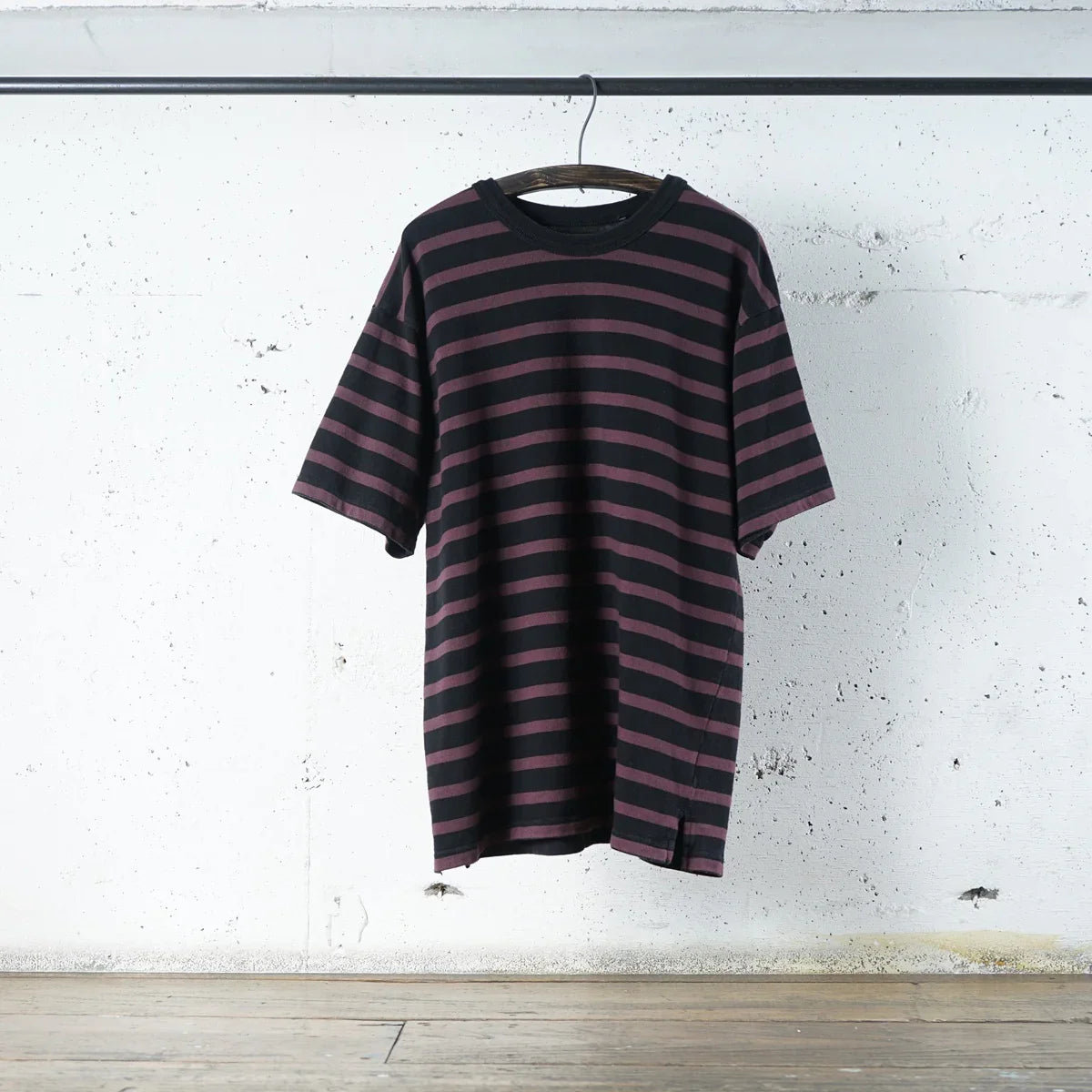 Cotton Relax Border Tshirt - DEVISE FACTORY