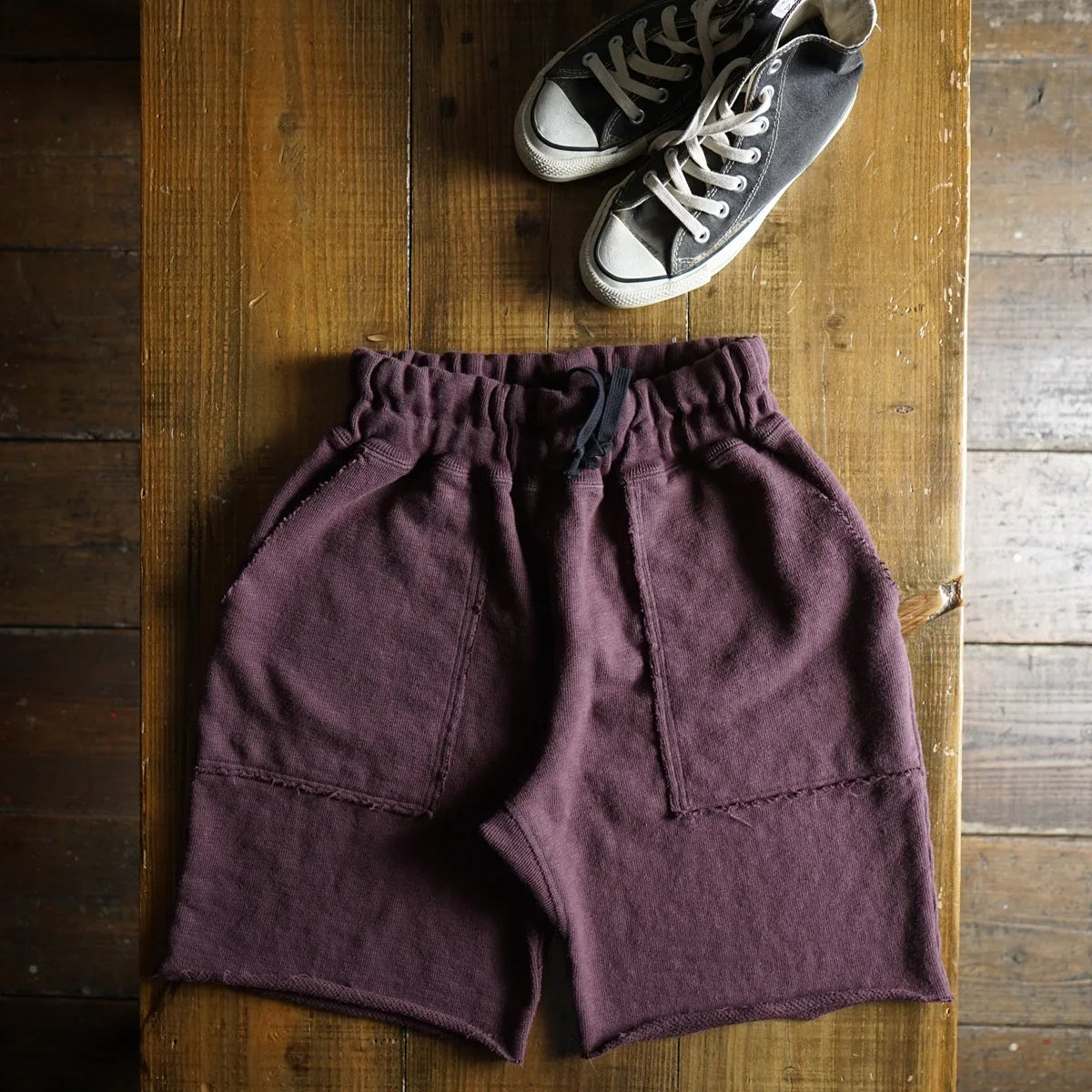 Cotton Cut Off Shorts - DEVISE FACTORY