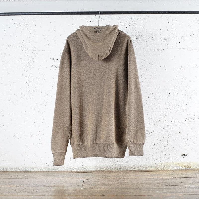 Cotton Zip Hoodie with Print - DEVISE FACTORY
