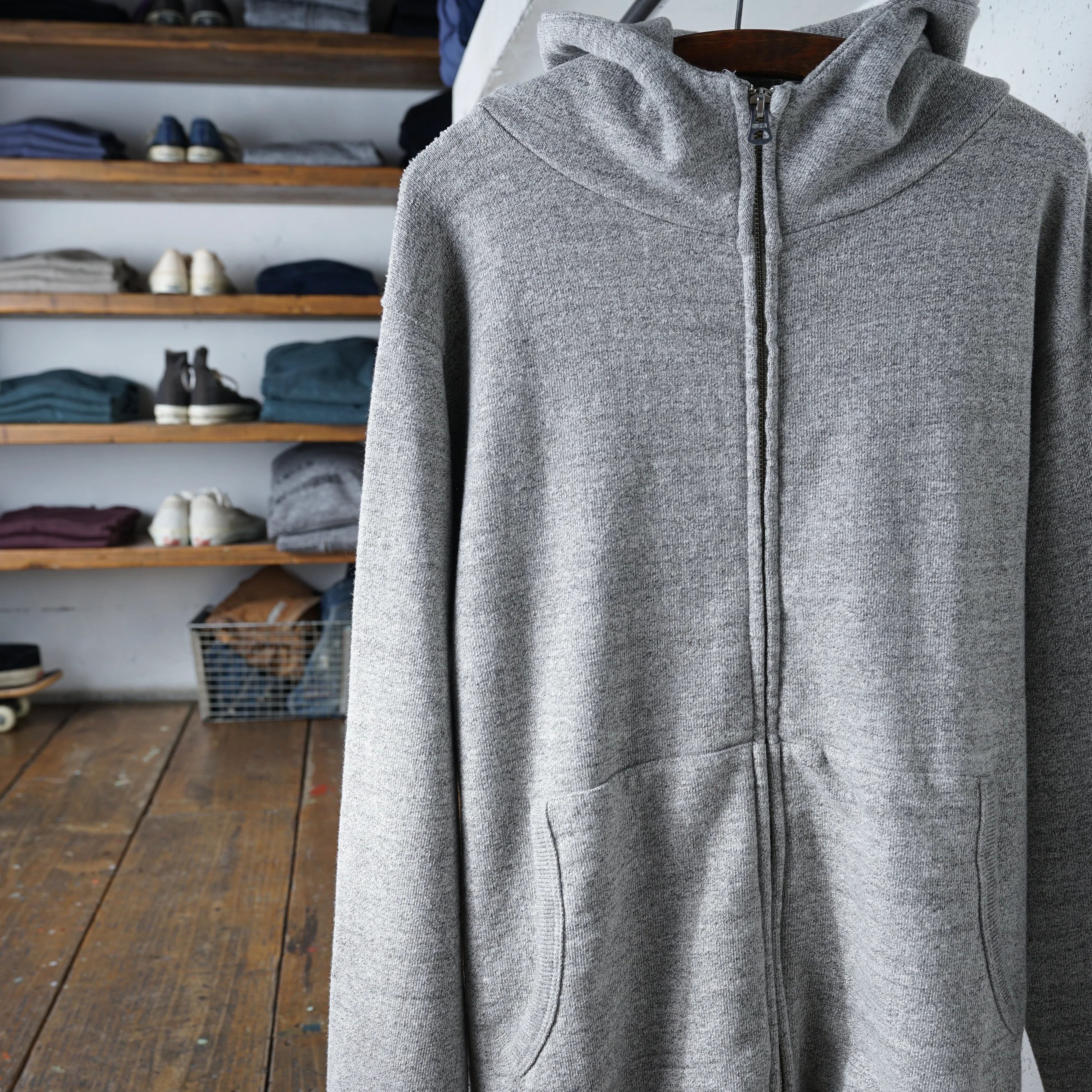 Cotton Zip Hoodie - DEVISE FACTORY