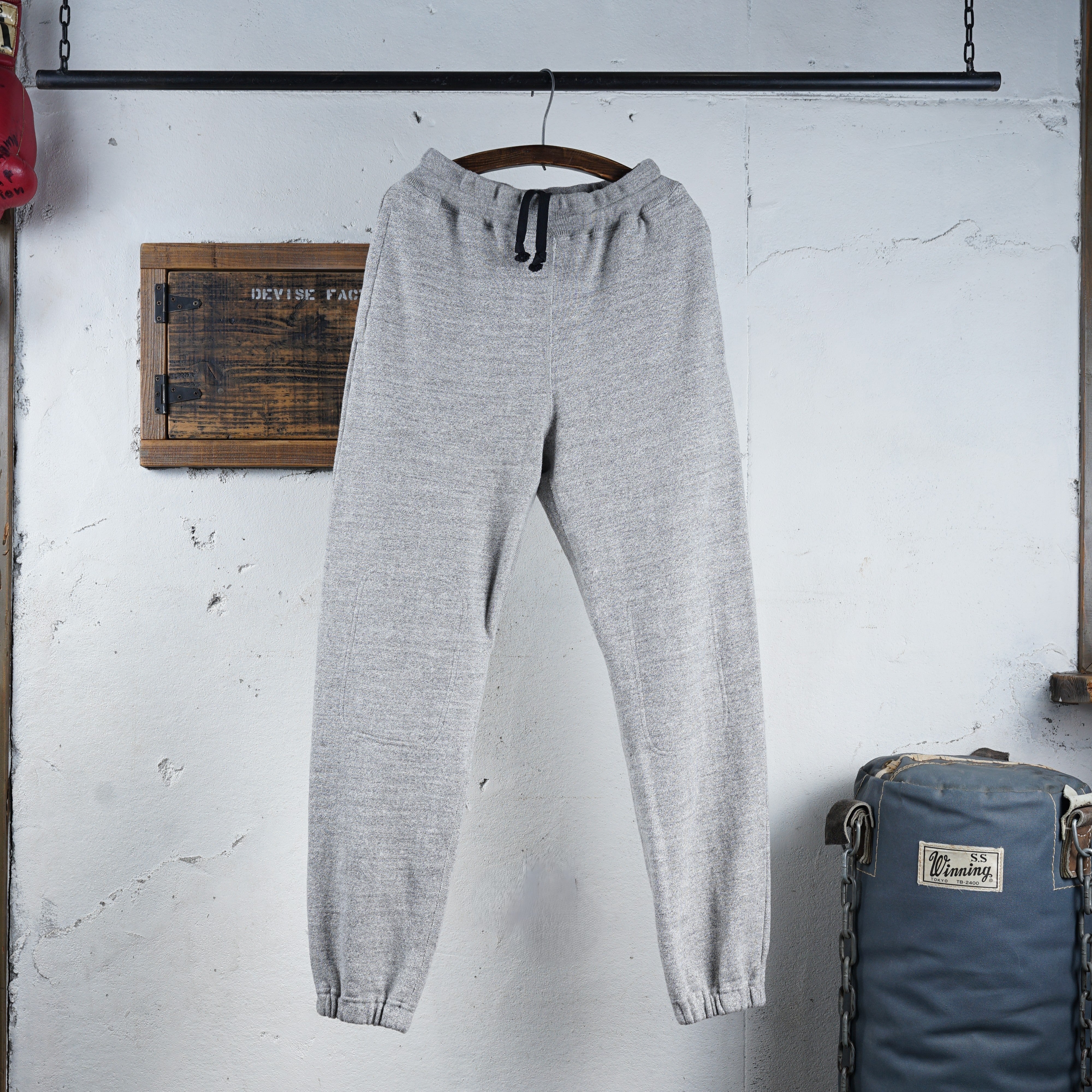 Cotton Straight-leg Sweatpants - DEVISE FACTORY