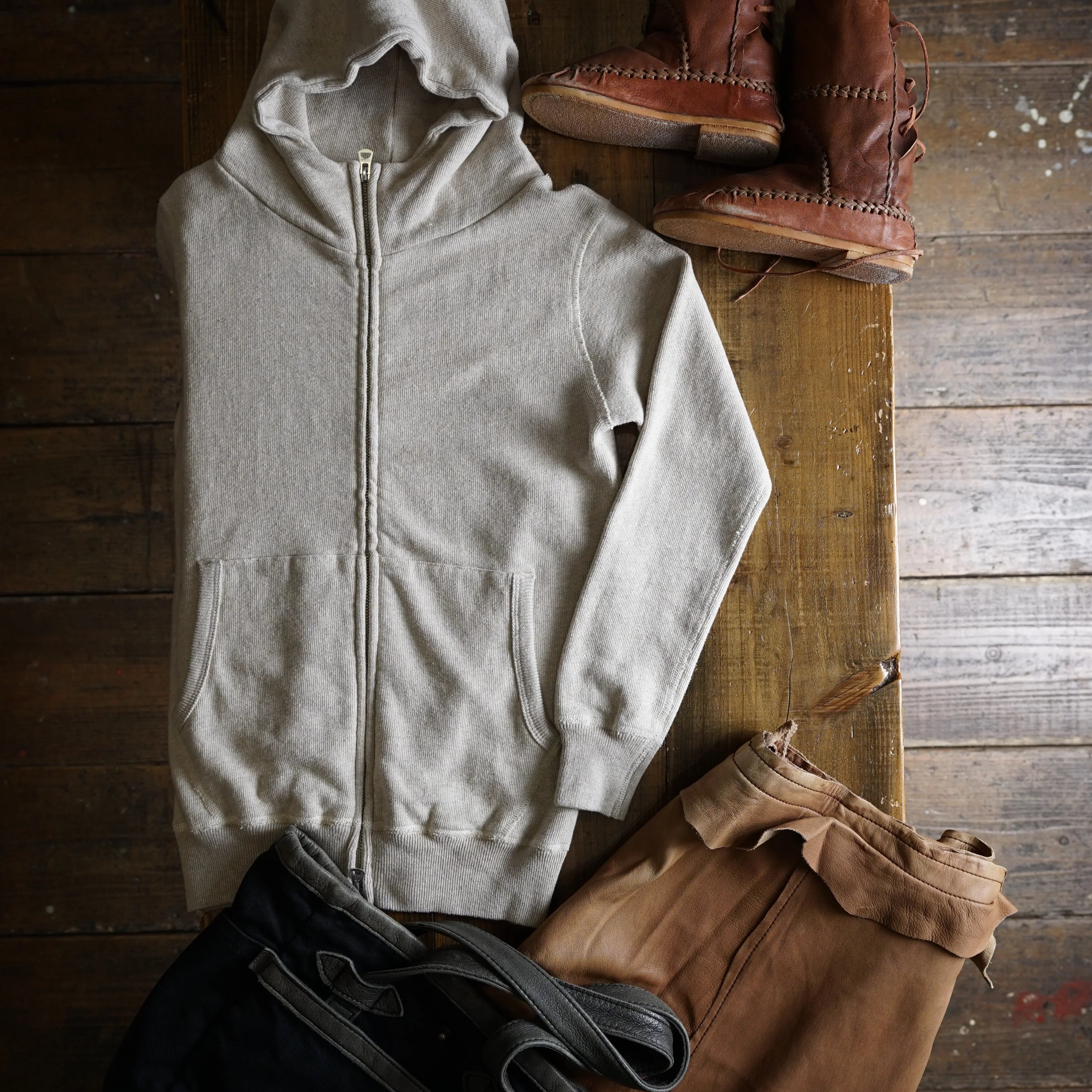 Cotton Zip Hoodie - DEVISE FACTORY