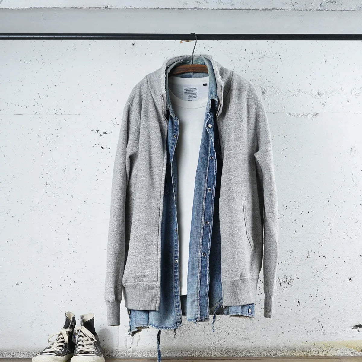 Cotton Relax Zip Jacket - DEVISE FACTORY