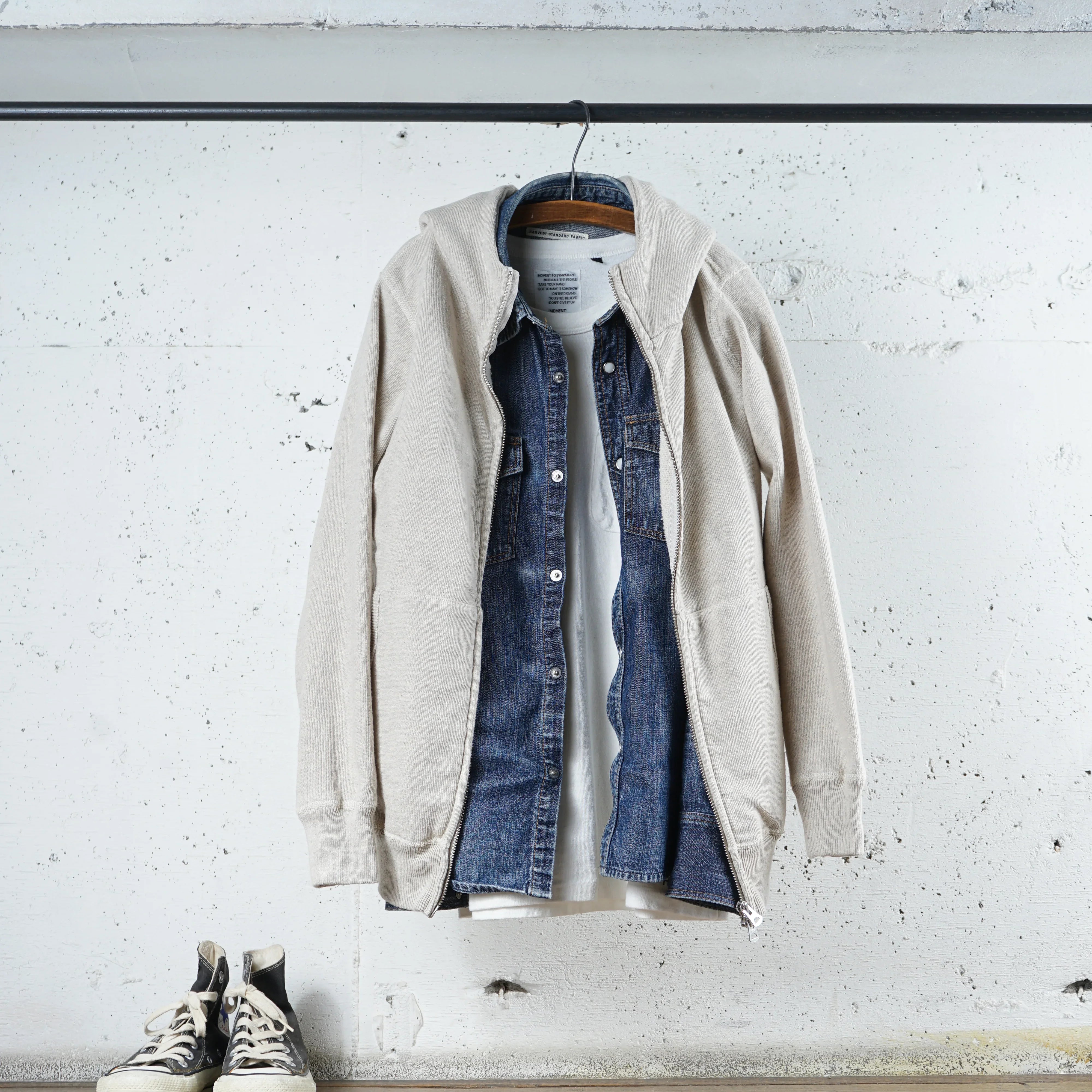 Cotton Zip Hoodie - DEVISE FACTORY