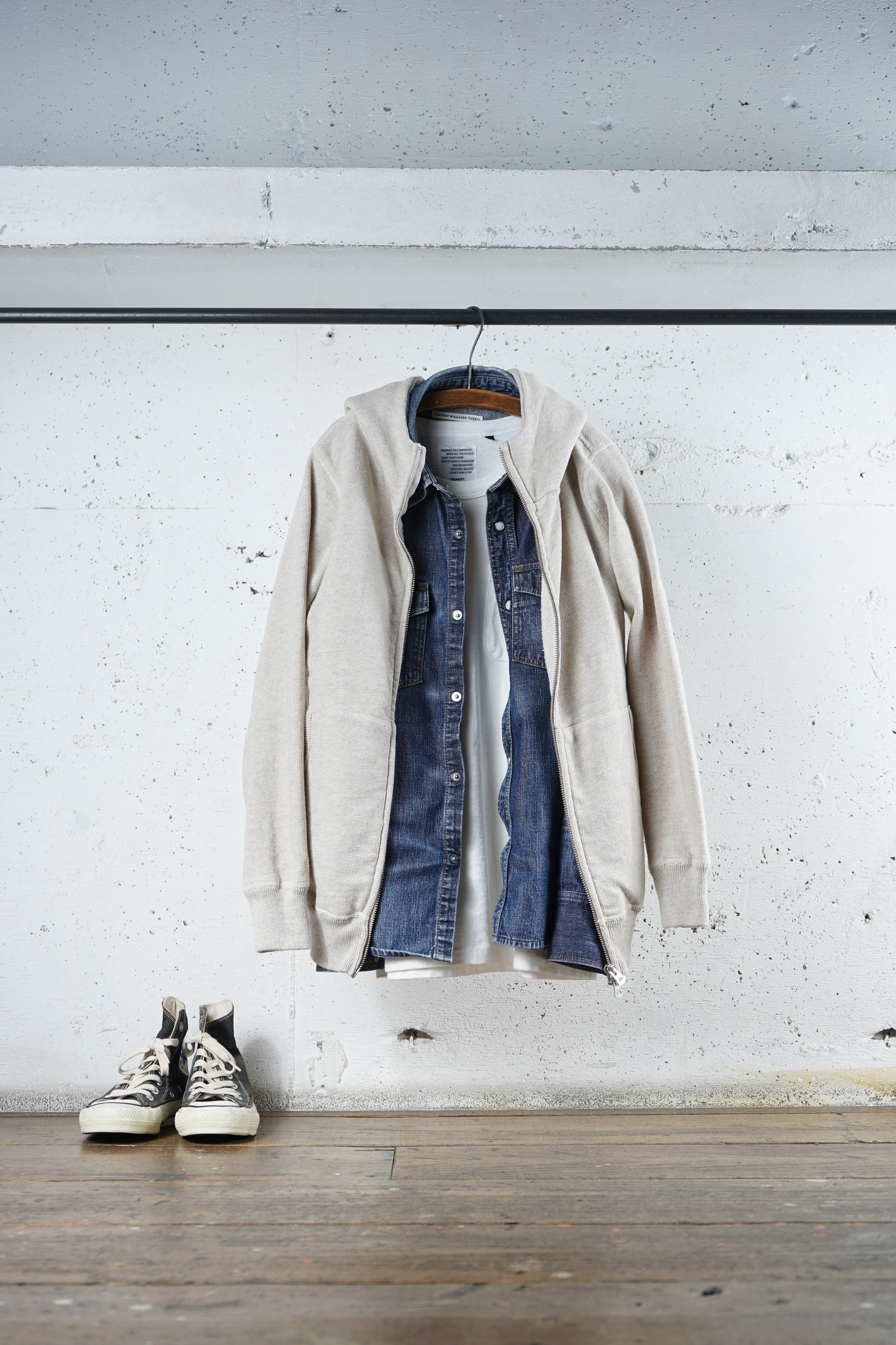 Cotton Zip Hoodie - DEVISE FACTORY