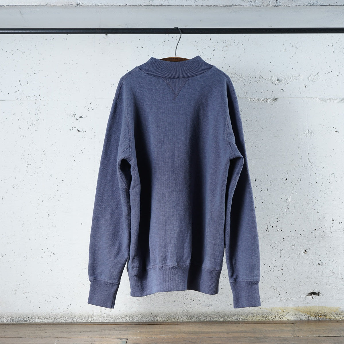 Cotton Relax High Neck Sweatshirt - DEVISE FACTORY