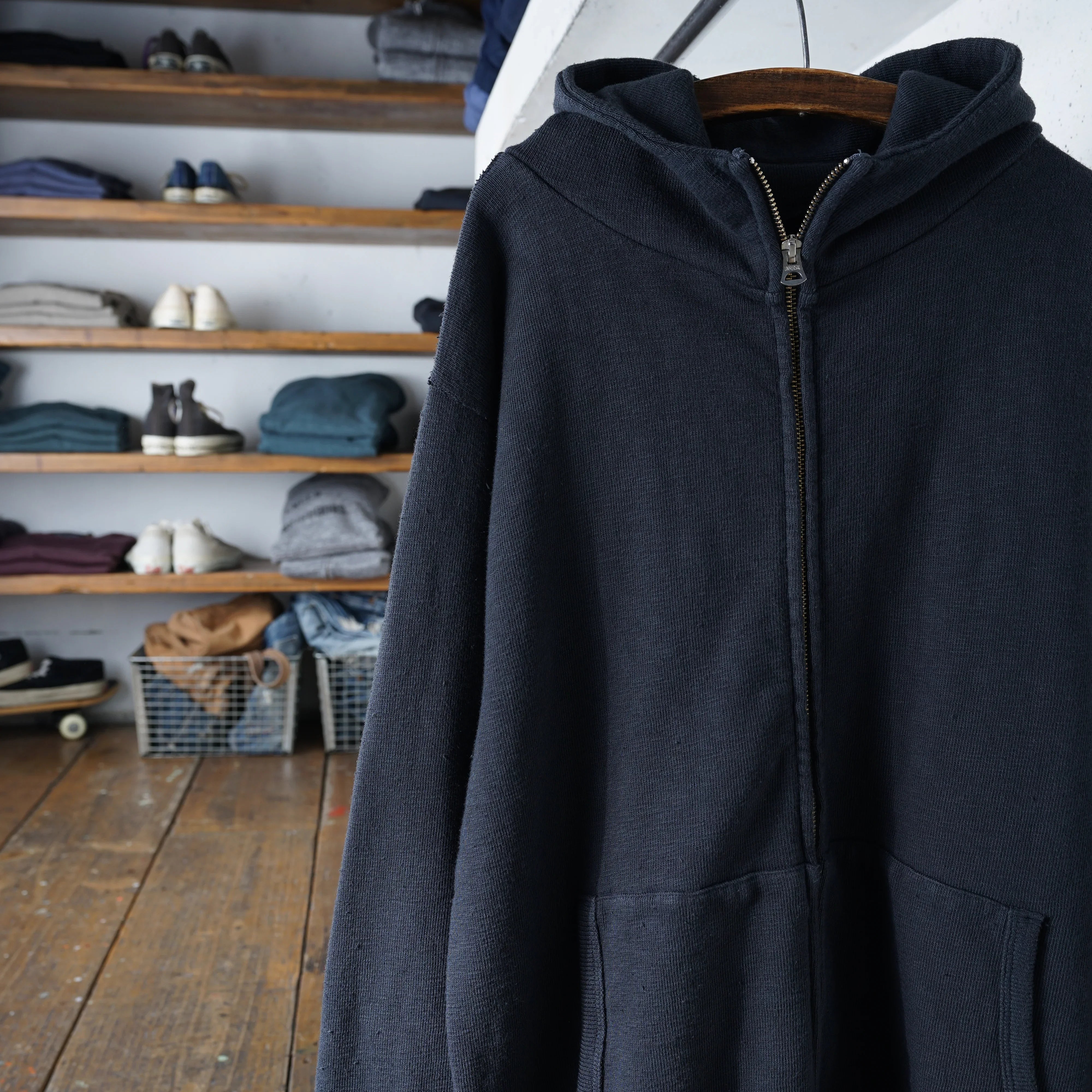 Cotton Zip Hoodie - DEVISE FACTORY
