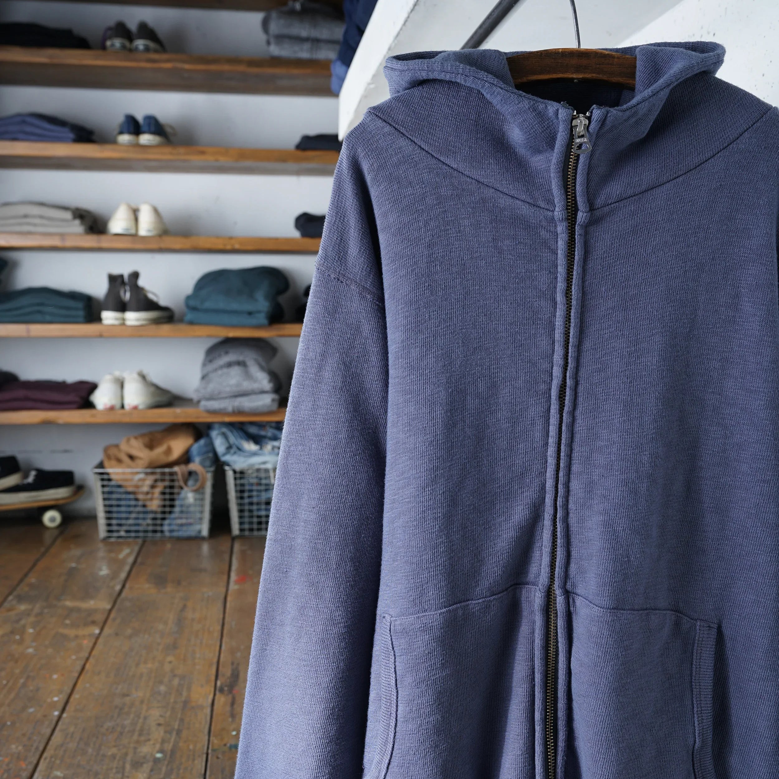 Cotton Zip Hoodie - DEVISE FACTORY