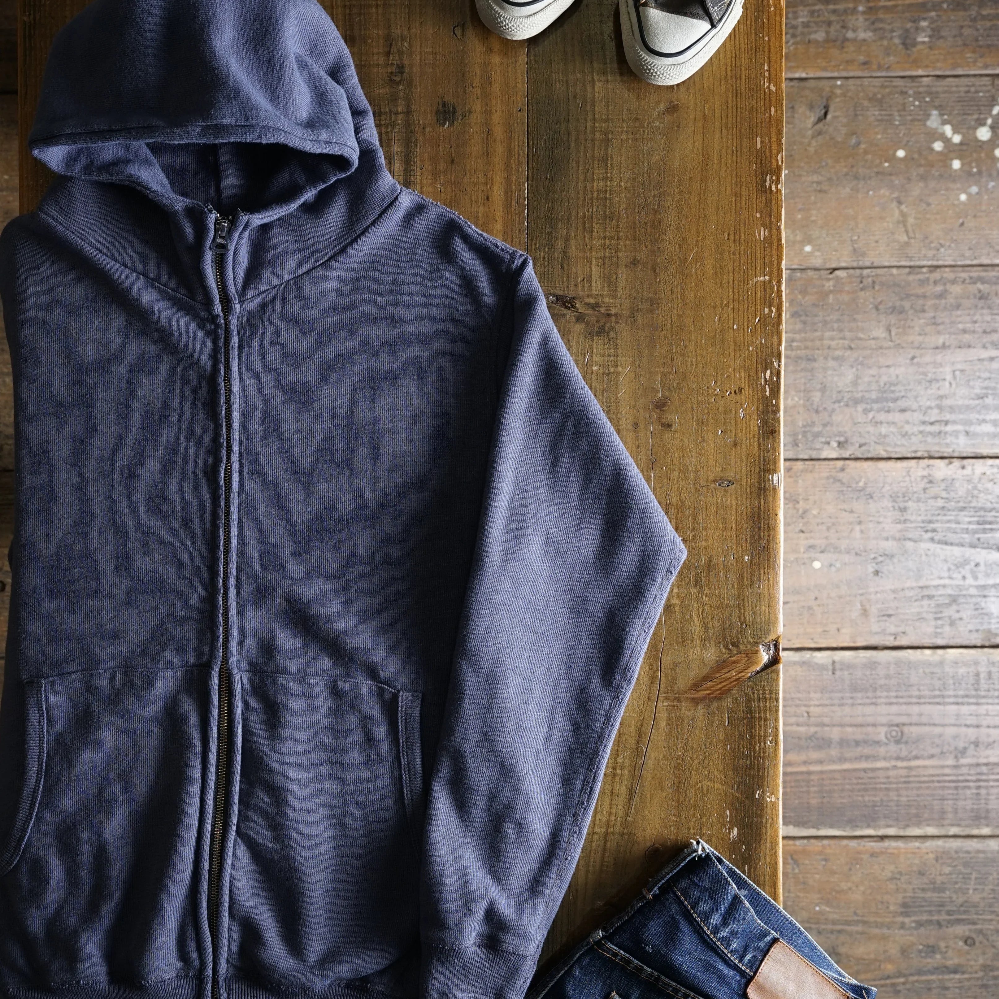 Cotton Zip Hoodie - DEVISE FACTORY
