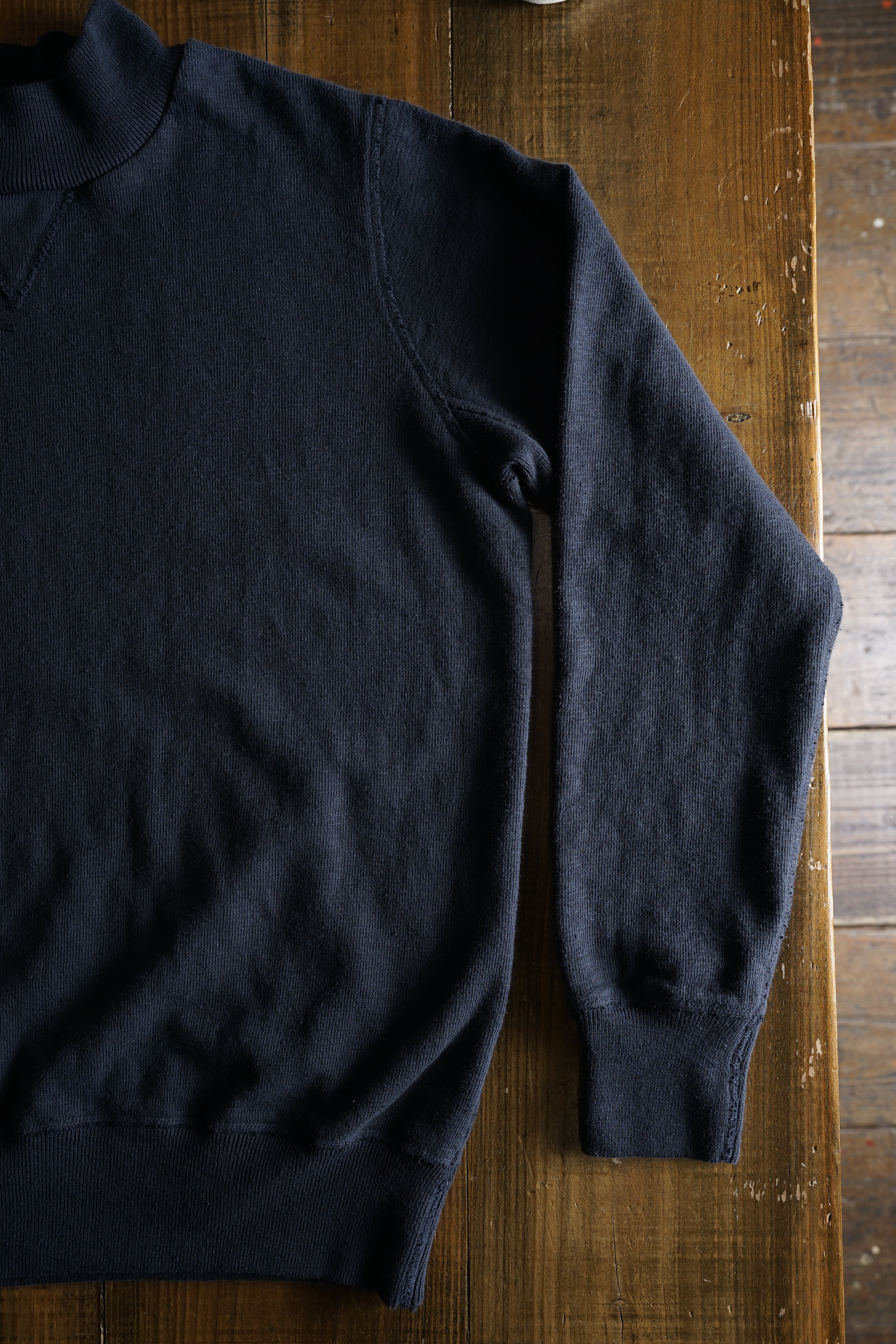 Cotton Relax High Neck Sweatshirt - DEVISE FACTORY