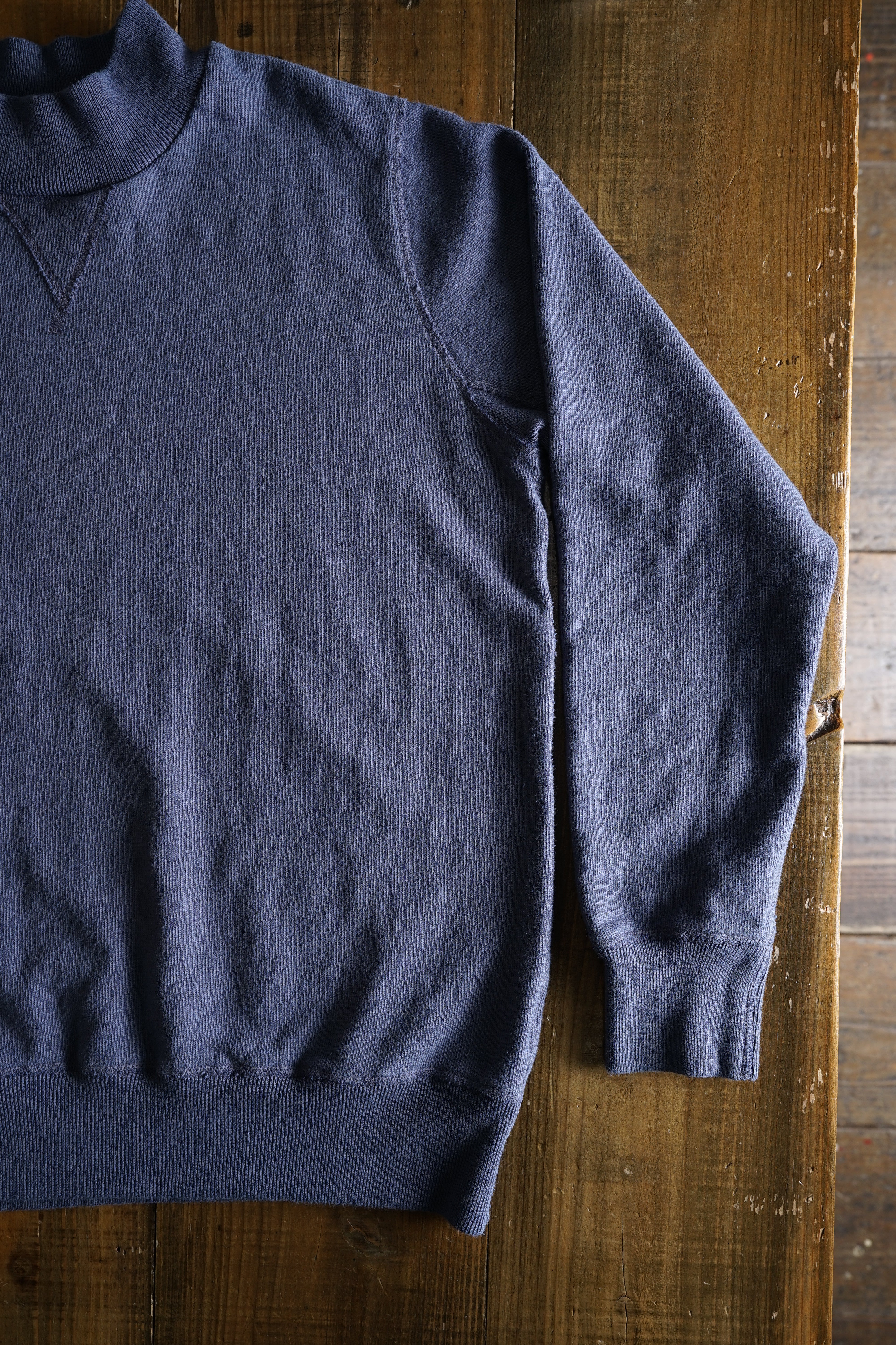 Cotton Relax High Neck Sweatshirt - DEVISE FACTORY