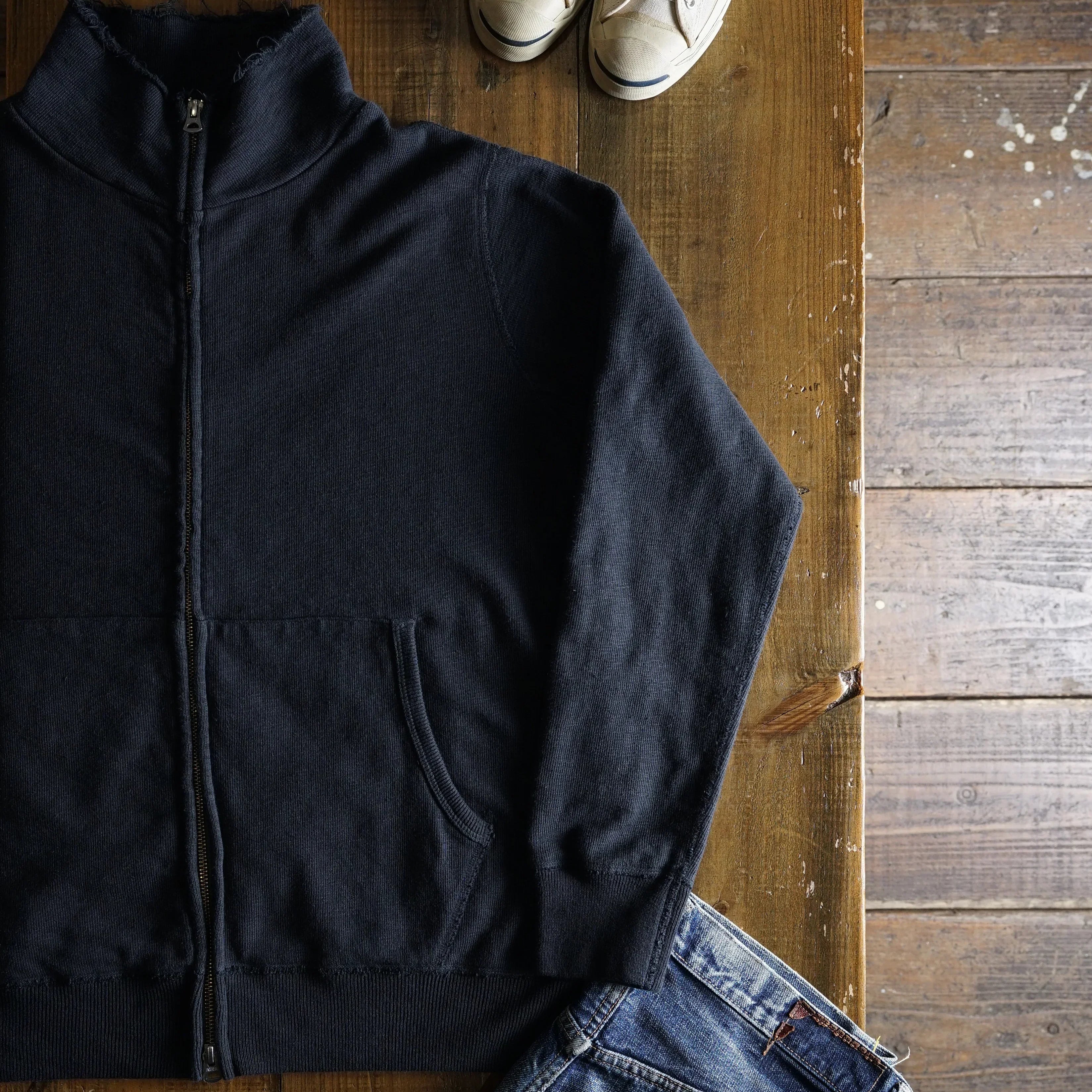 Cotton Relax Zip Jacket - DEVISE FACTORY