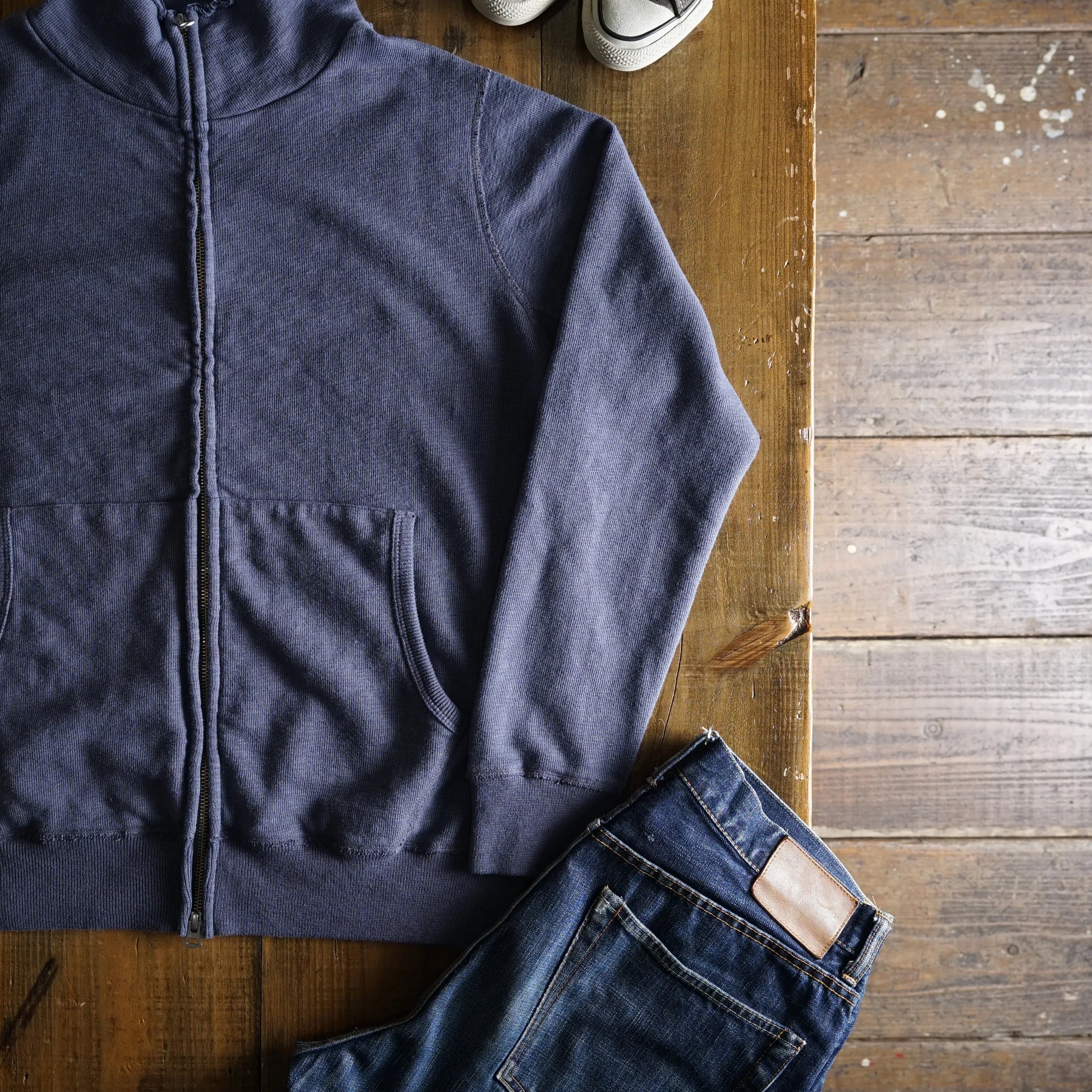 Cotton Relax Zip Jacket - DEVISE FACTORY