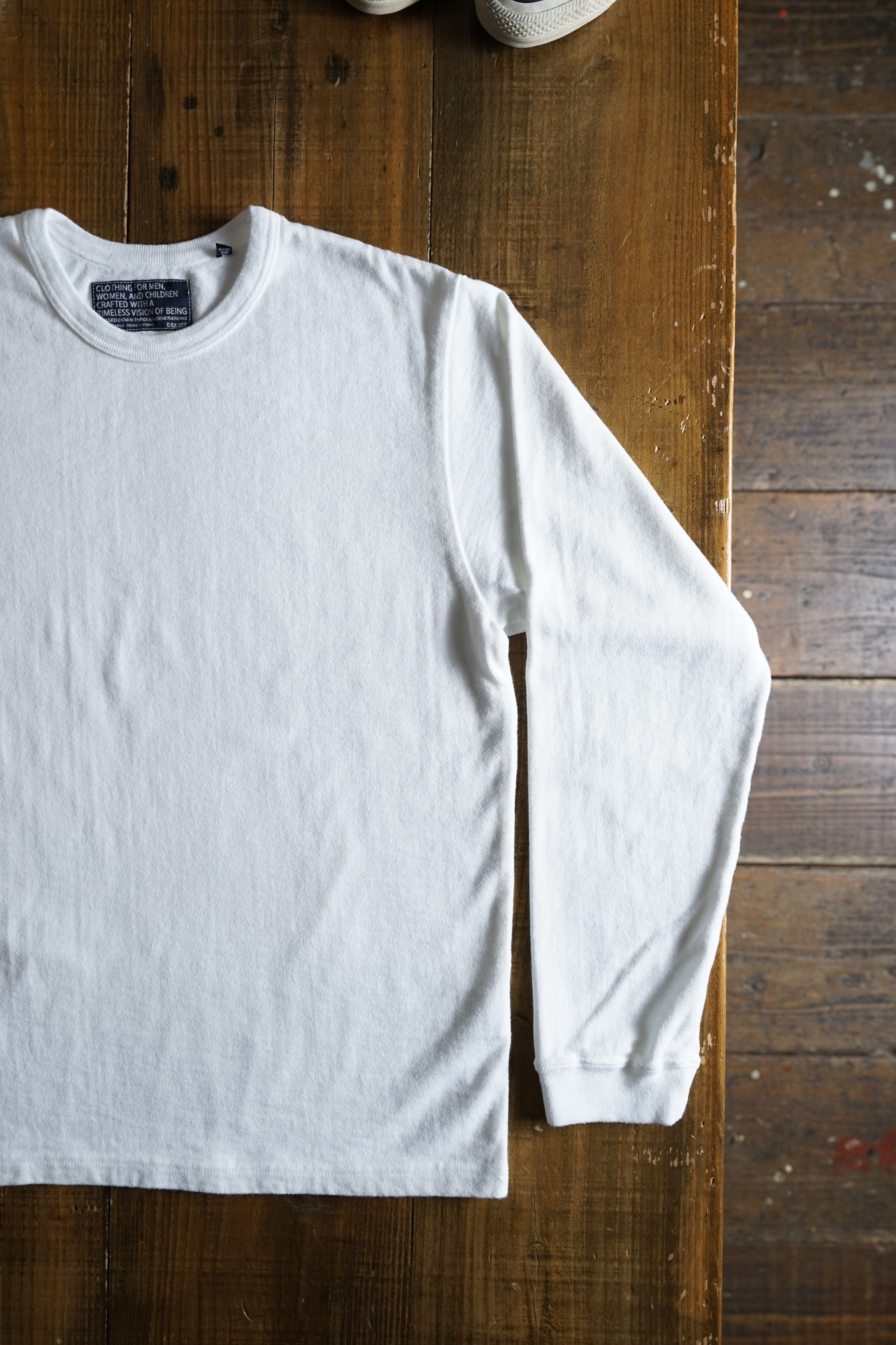 Cotton Rayon Relax Long Sleeve Tshirt - DEVISE FACTORY