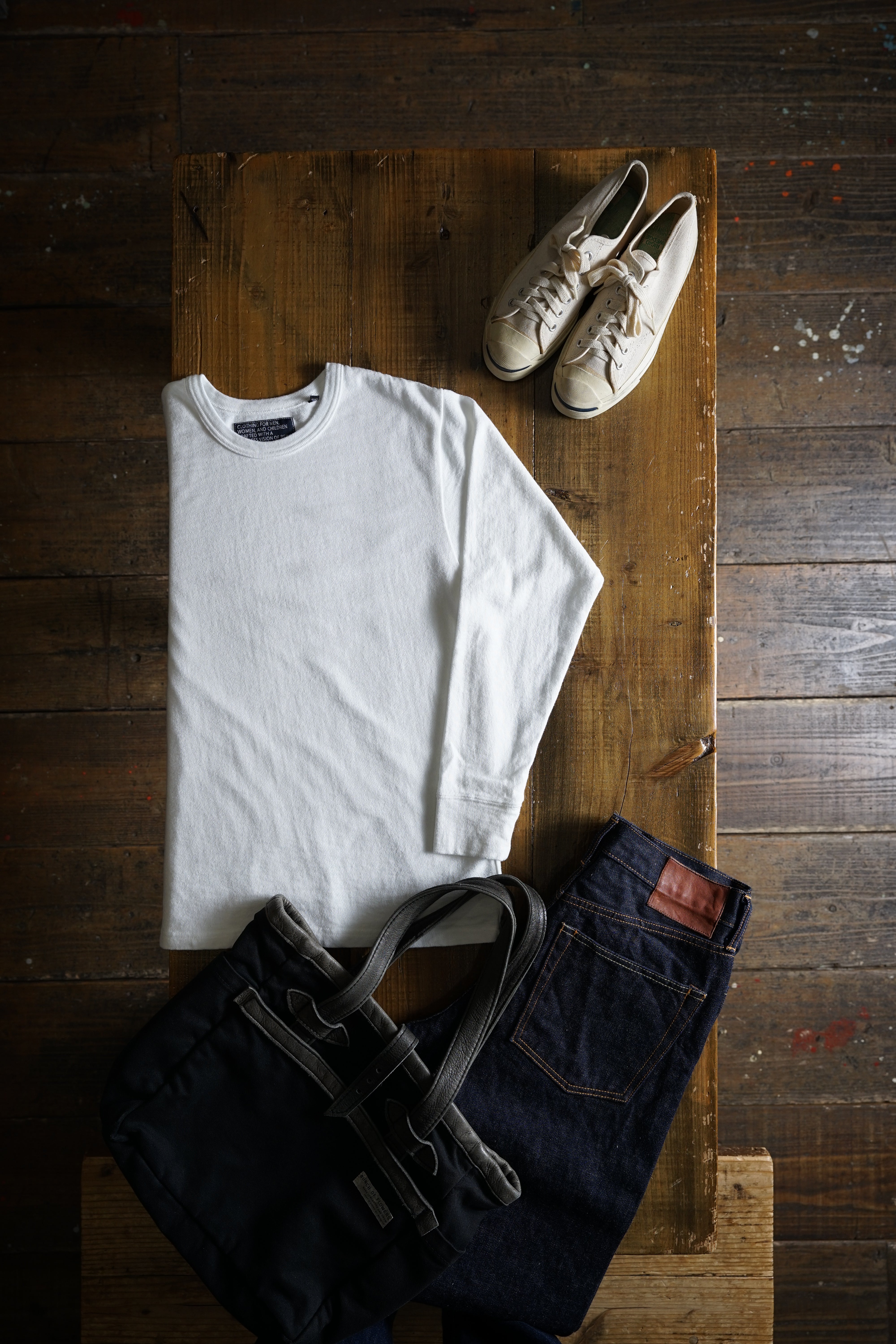 Cotton Rayon Long Sleeve Tshirt - DEVISE FACTORY