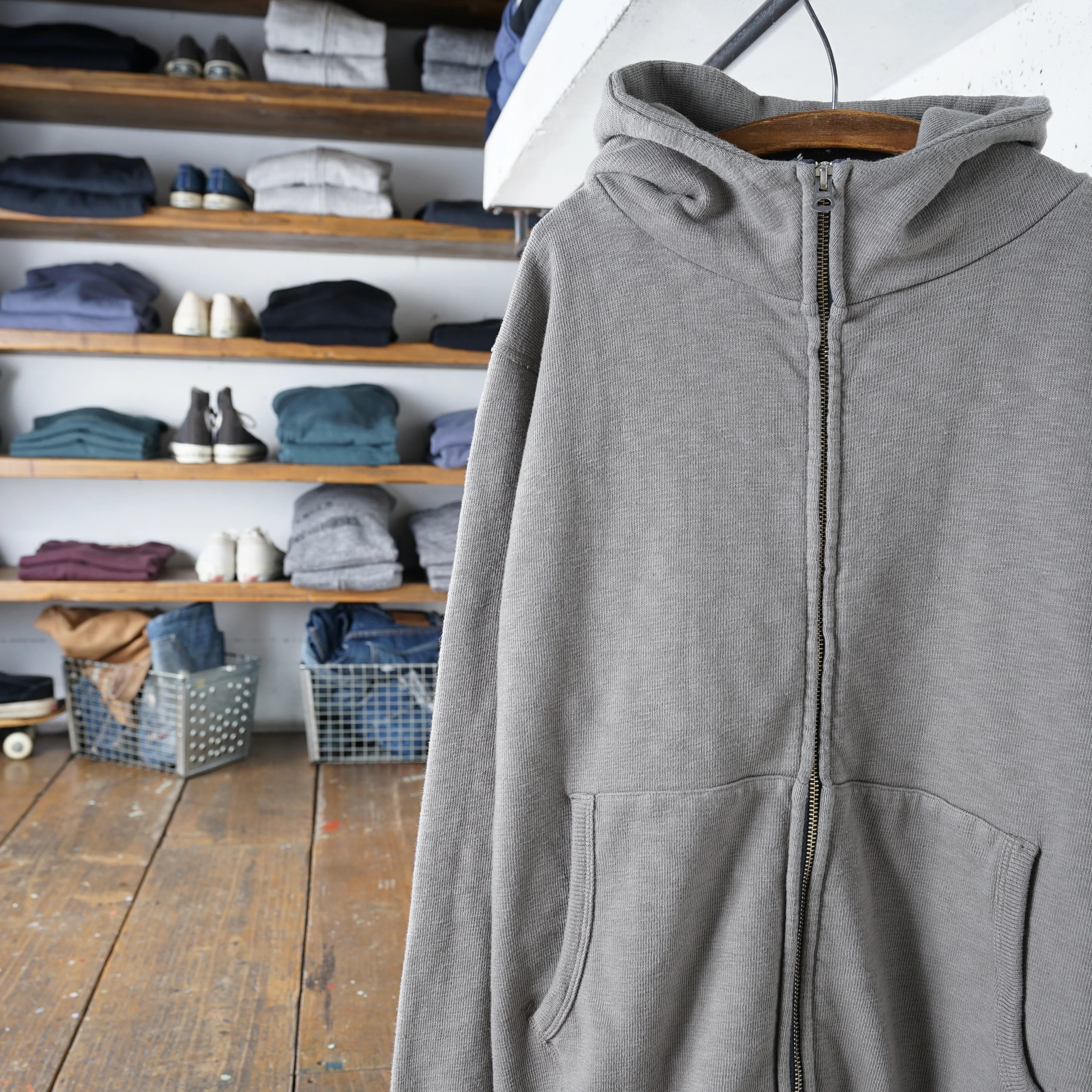 Cotton Zip Hoodie - DEVISE FACTORY
