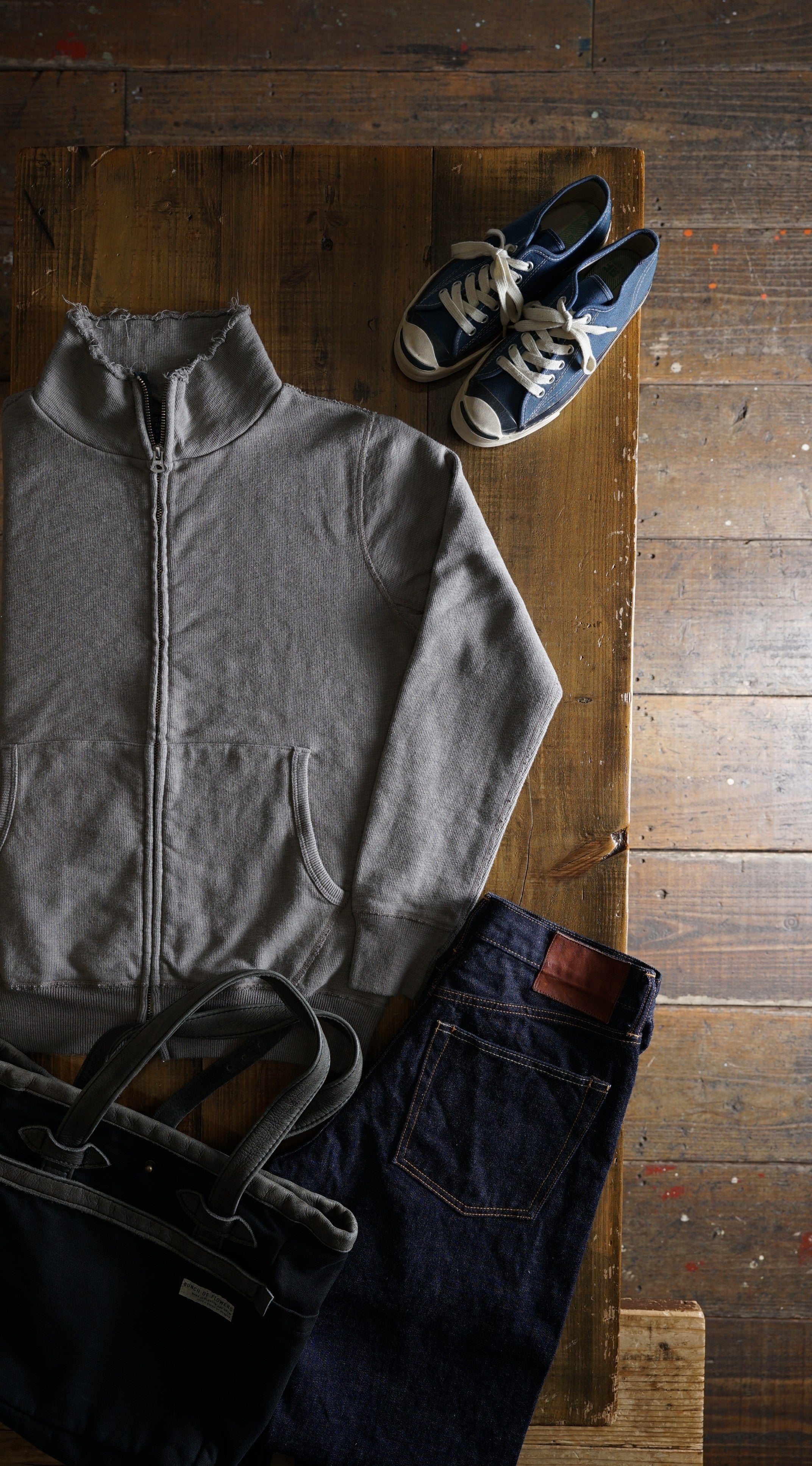 Cotton Relax Zip Jacket - DEVISE FACTORY