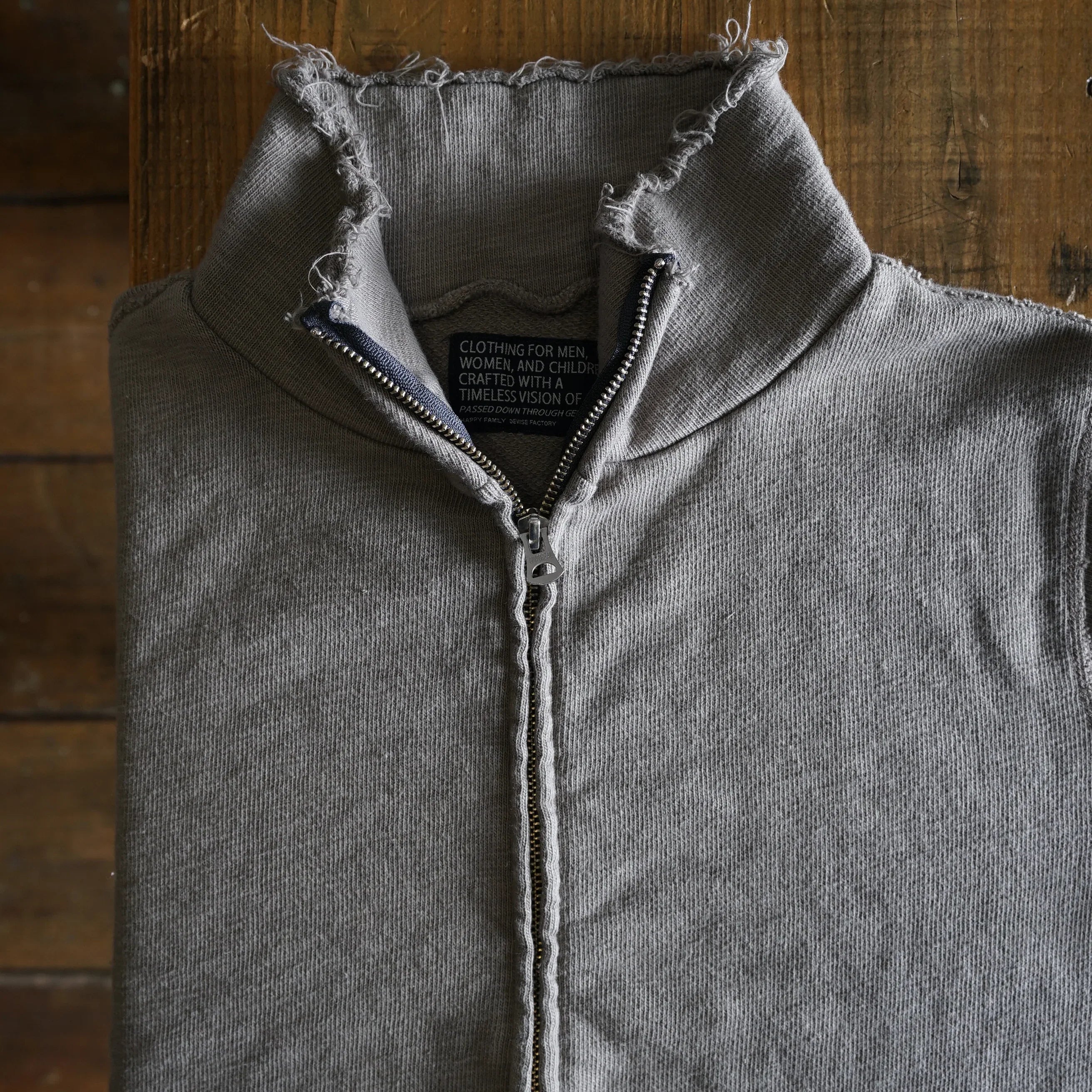 Cotton Relax Zip Jacket - DEVISE FACTORY