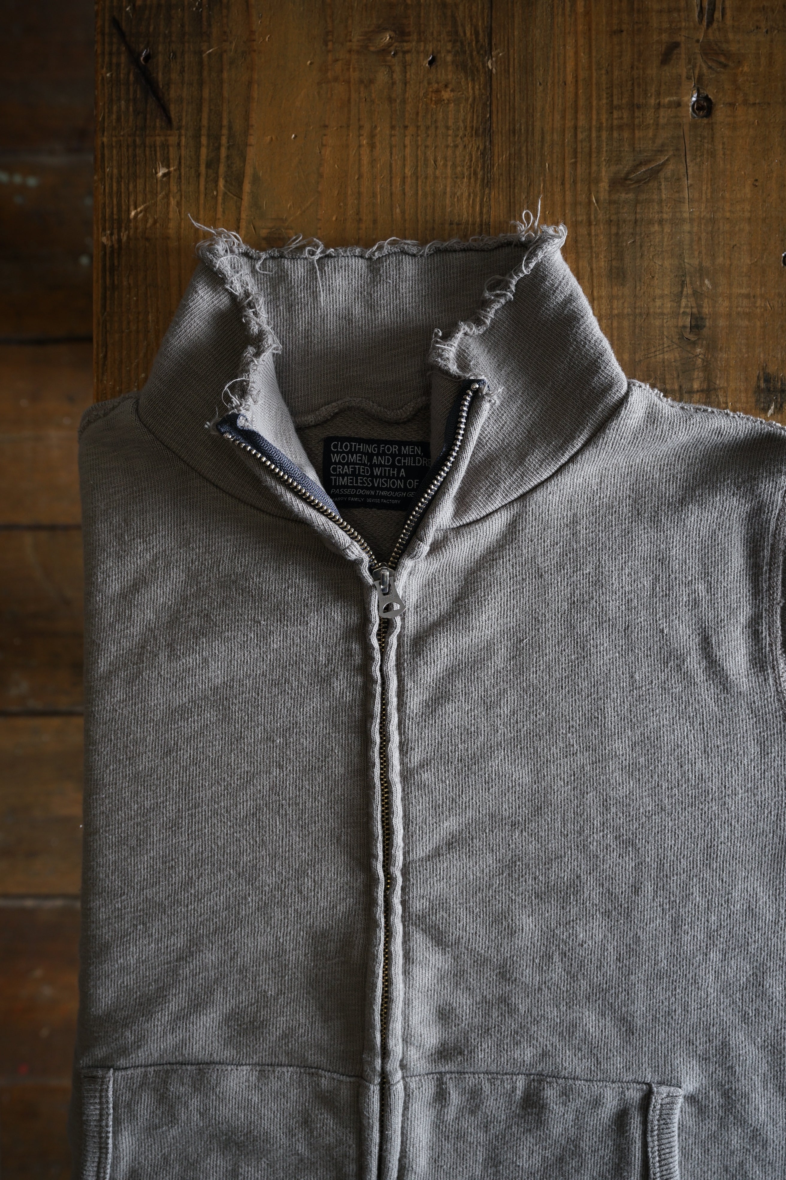 Cotton Relax Zip Jacket - DEVISE FACTORY