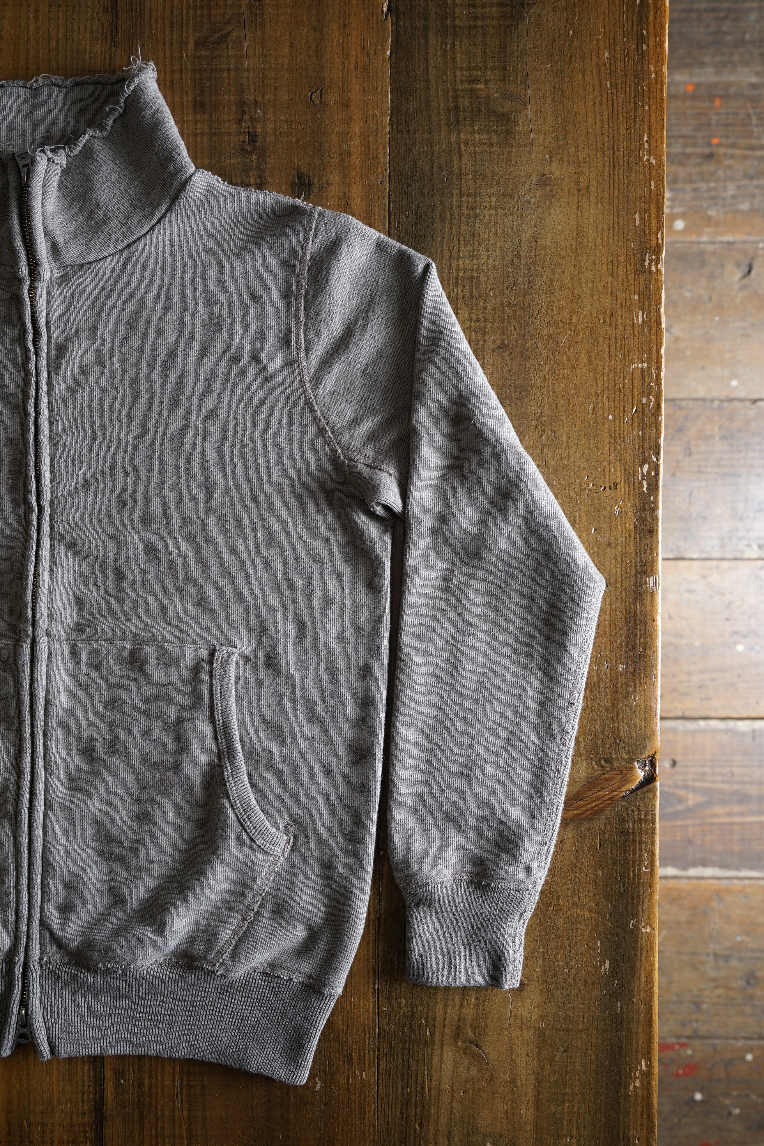 Cotton Relax Zip Jacket - DEVISE FACTORY