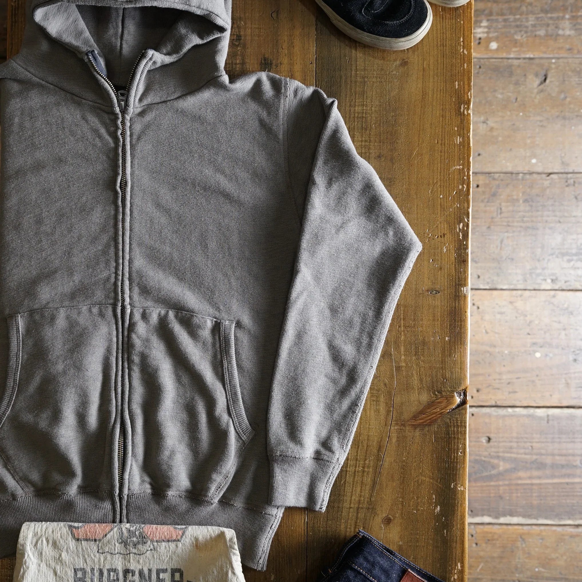 Cotton Zip Hoodie - DEVISE FACTORY