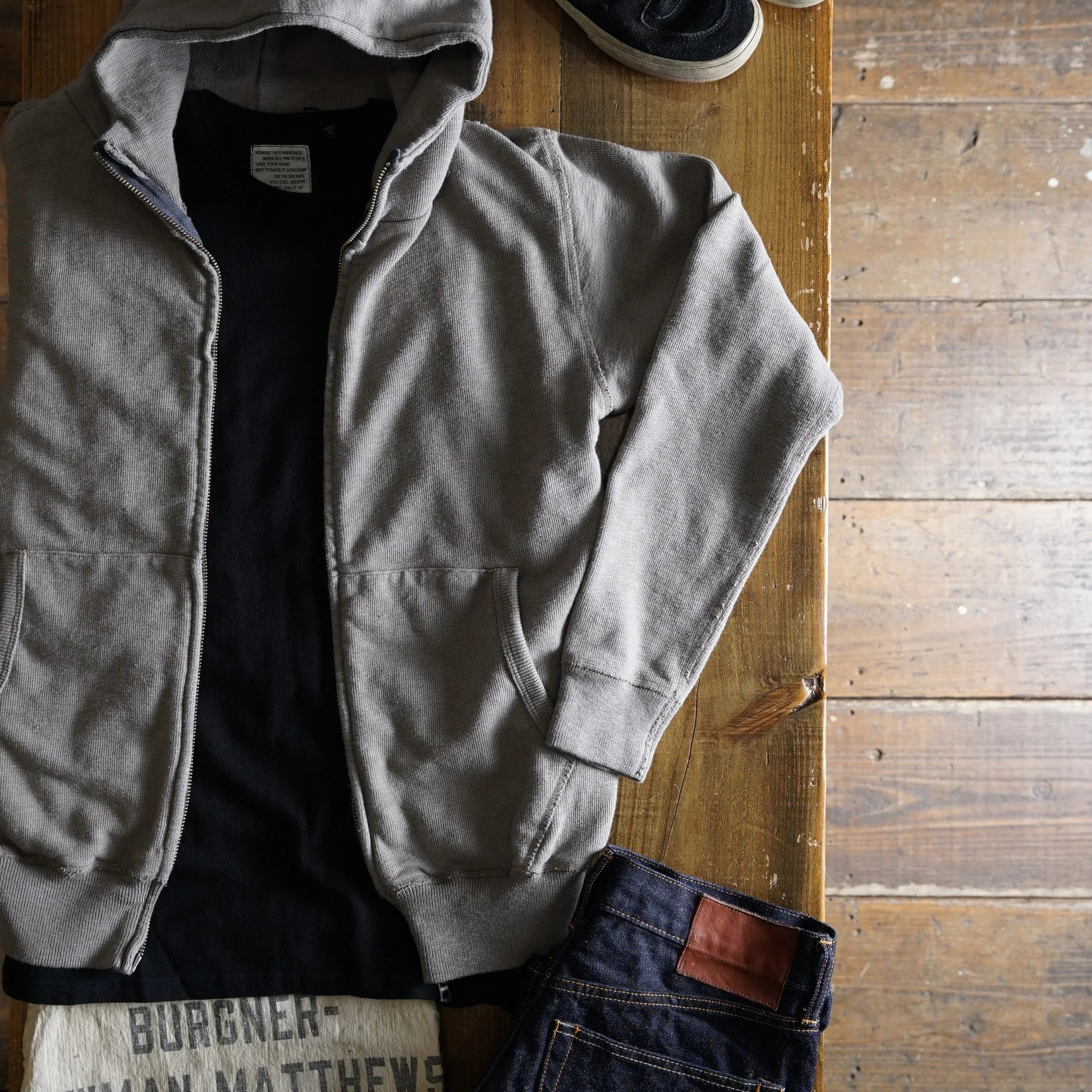 Cotton Zip Hoodie - DEVISE FACTORY